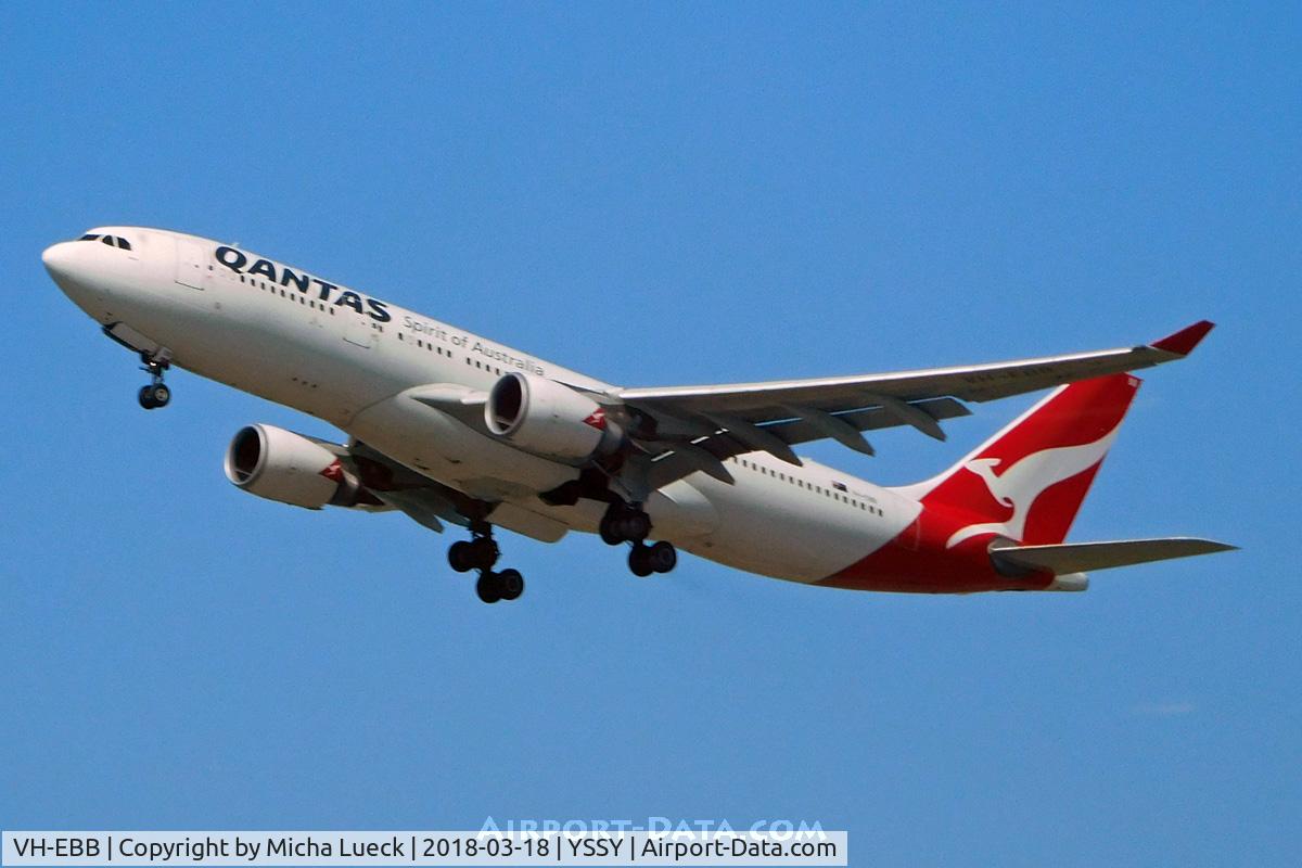 VH-EBB, 2002 Airbus A330-201 C/N 0522, At Mascot