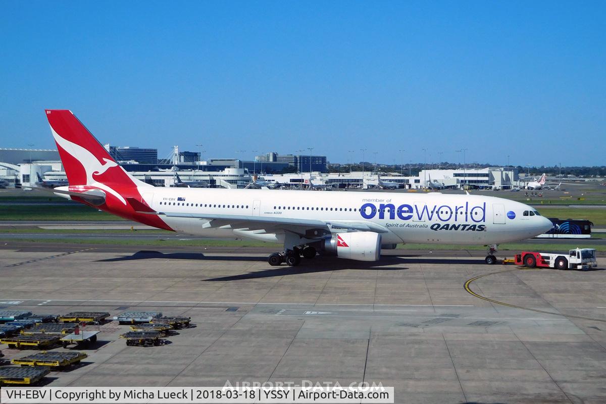 VH-EBV, 2012 Airbus A330-202 C/N 1365, At Mascot