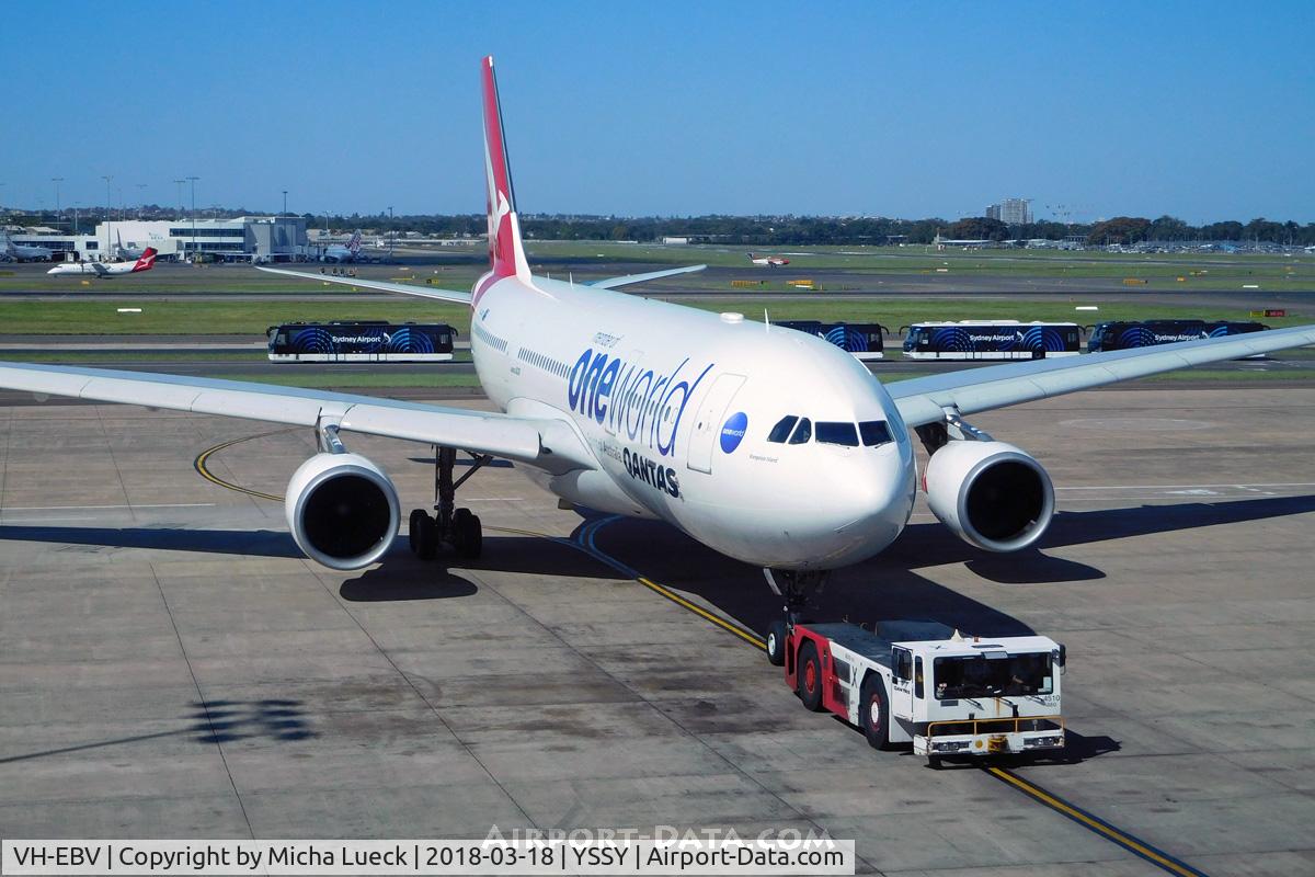 VH-EBV, 2012 Airbus A330-202 C/N 1365, At Mascot