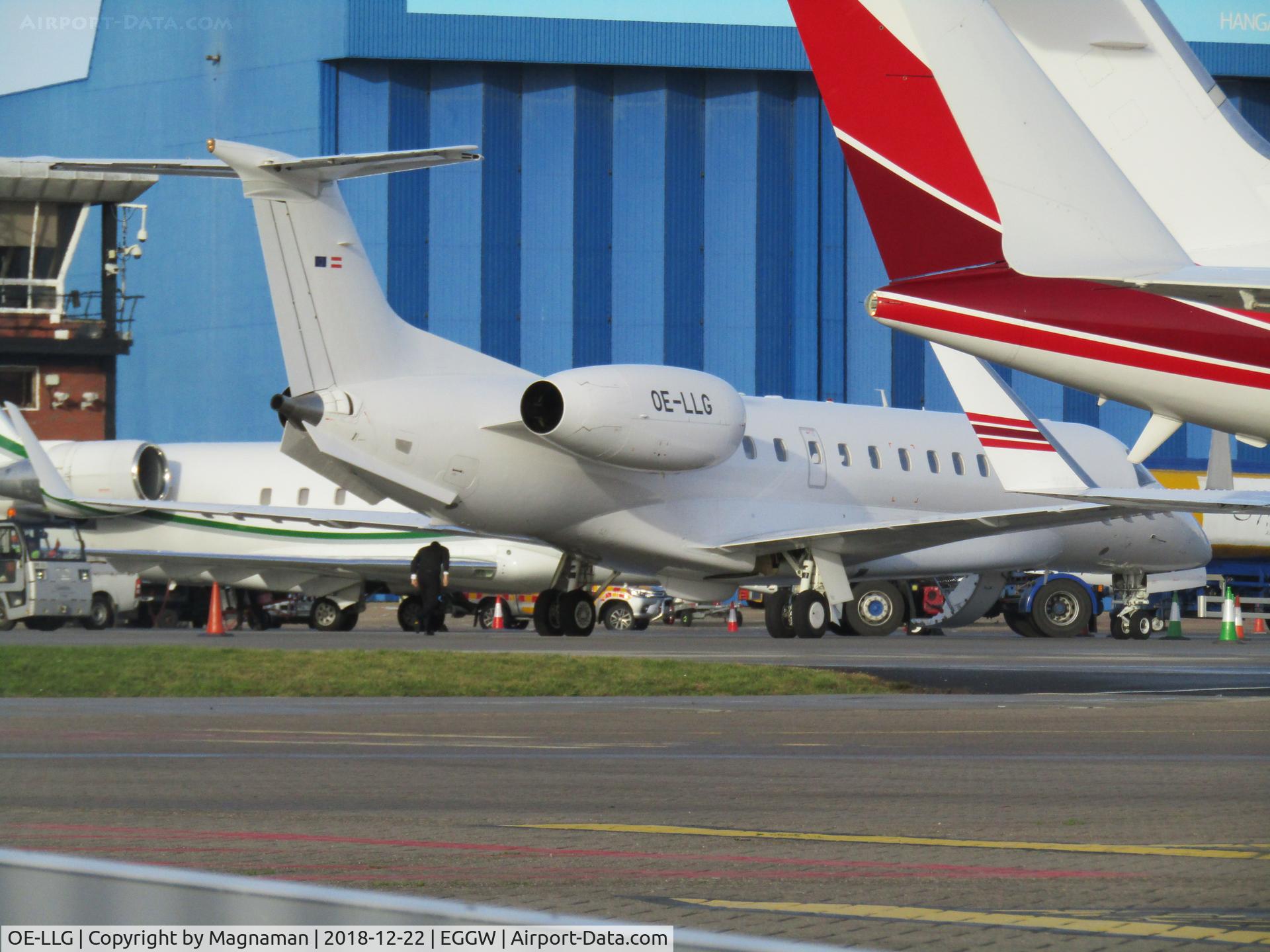 OE-LLG, 2004 Embraer EMB-135BJ Legacy 600 C/N 14500841, at luton exec airport