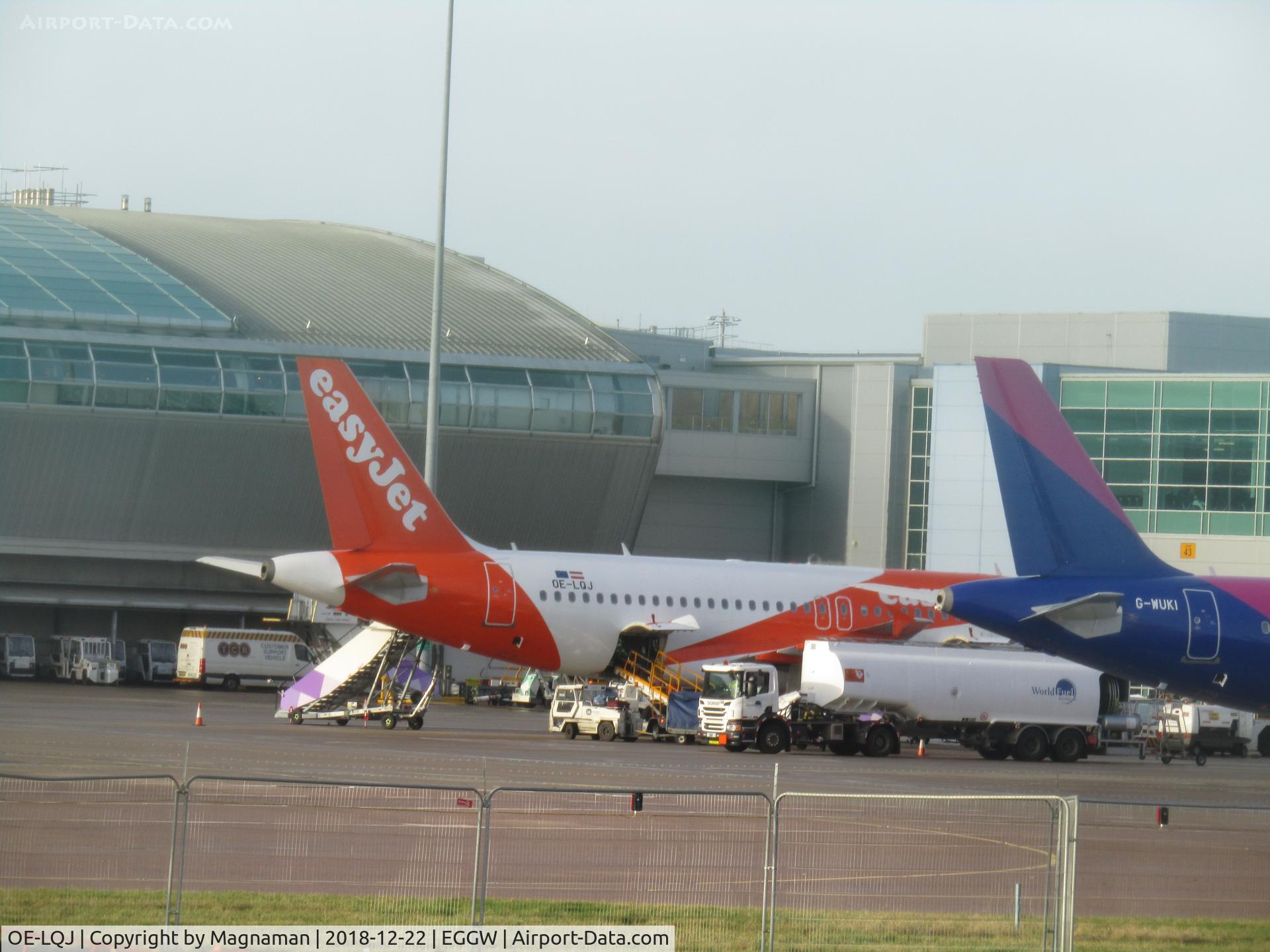 OE-LQJ, 2009 Airbus A319-111 C/N 4080, at luton airport