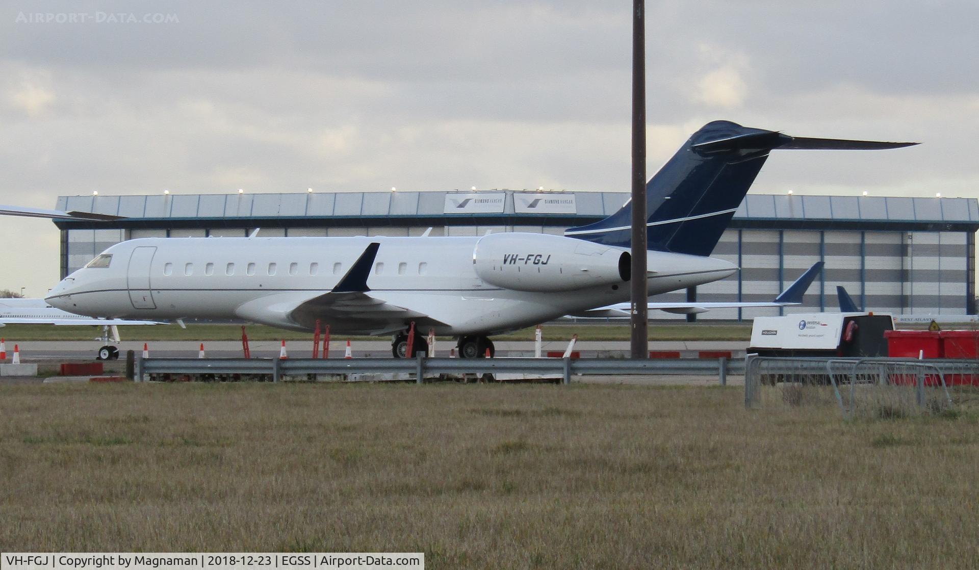 VH-FGJ, 2004 Bombardier BD-700 1A10 Global Express C/N 9163, long way from home (me included!)