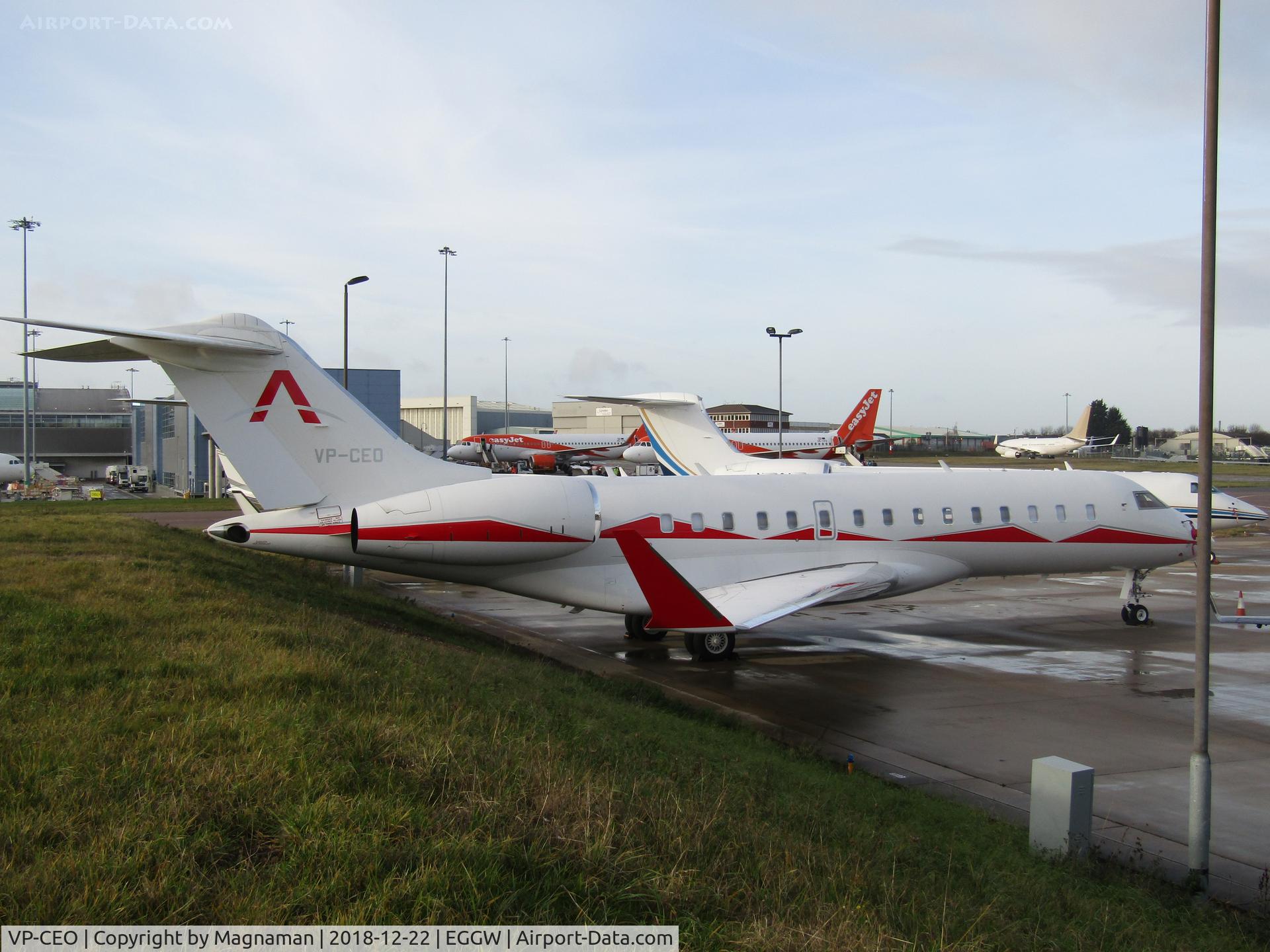 VP-CEO, 2011 Bombardier BD-700-1A10 Global Express XRS C/N 9416, at looootun