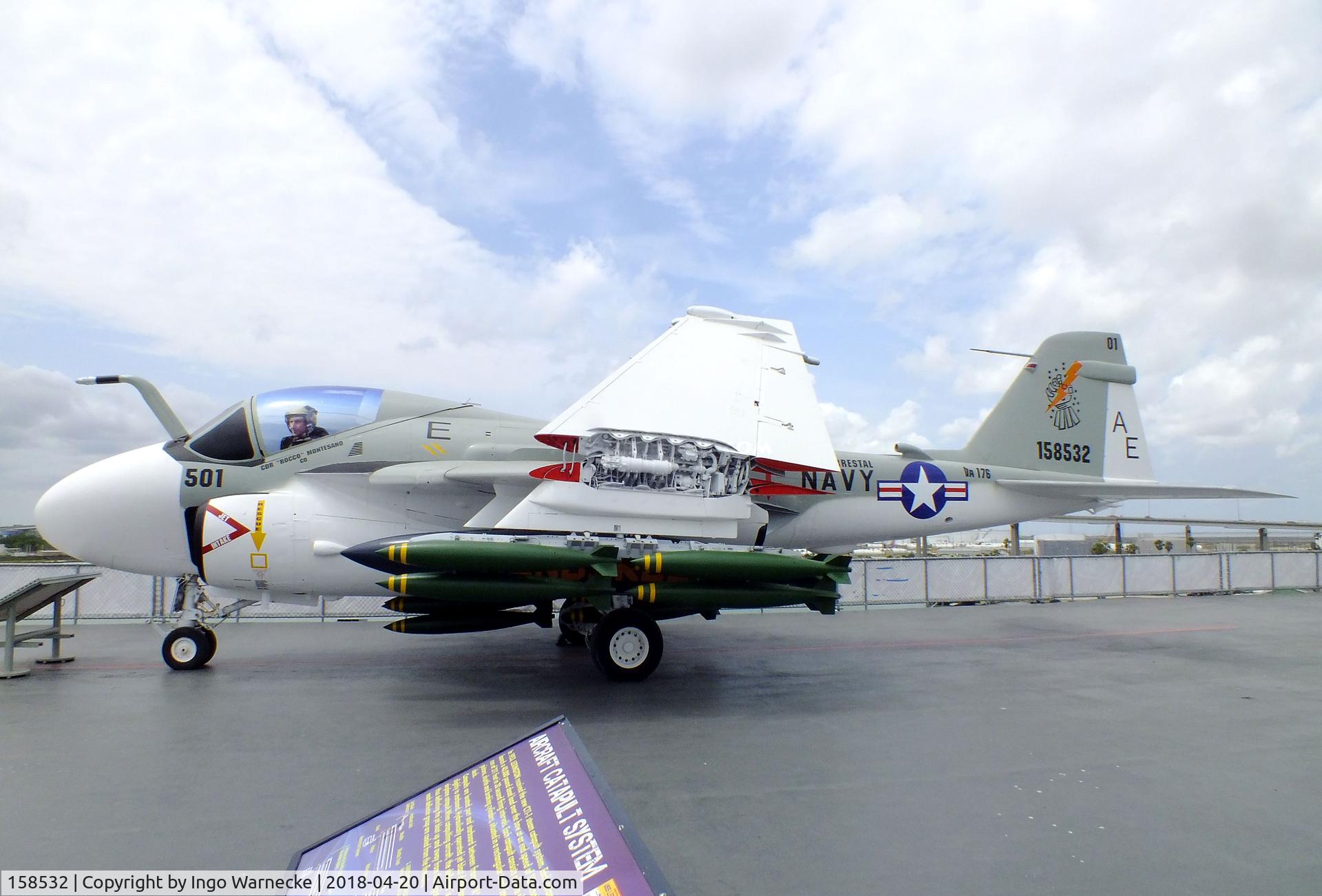 158532, Grumman A-6E Intruder C/N I-515, Grumman A-6E Intruder at the USS Lexington Museum, Corpus Christi TX