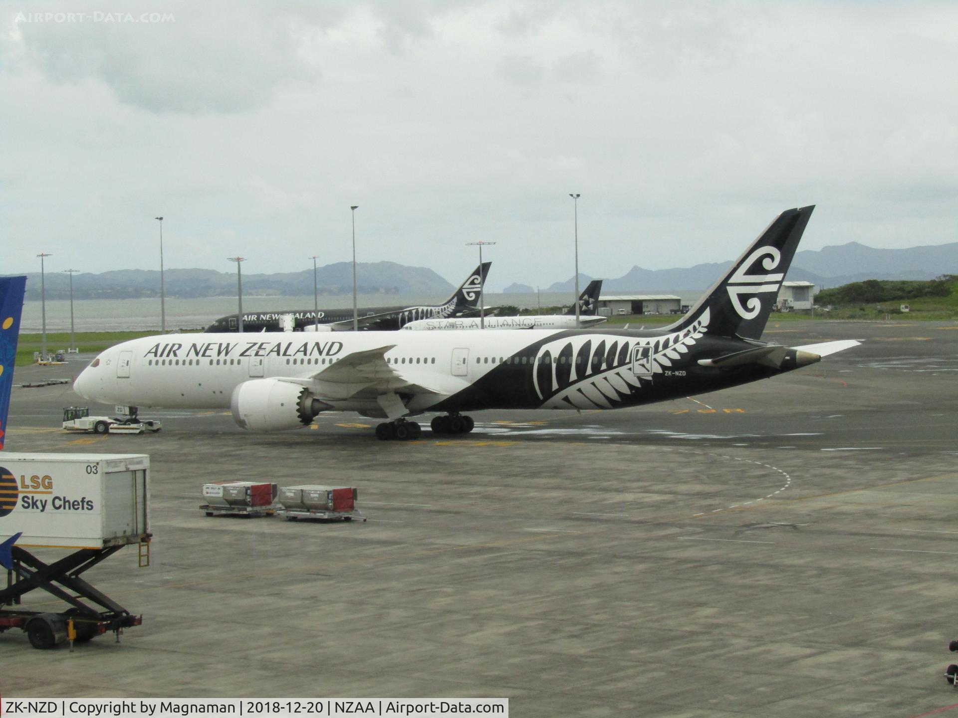 ZK-NZD, 2013 Boeing 787-9 Dreamliner C/N 41989, at NZAA