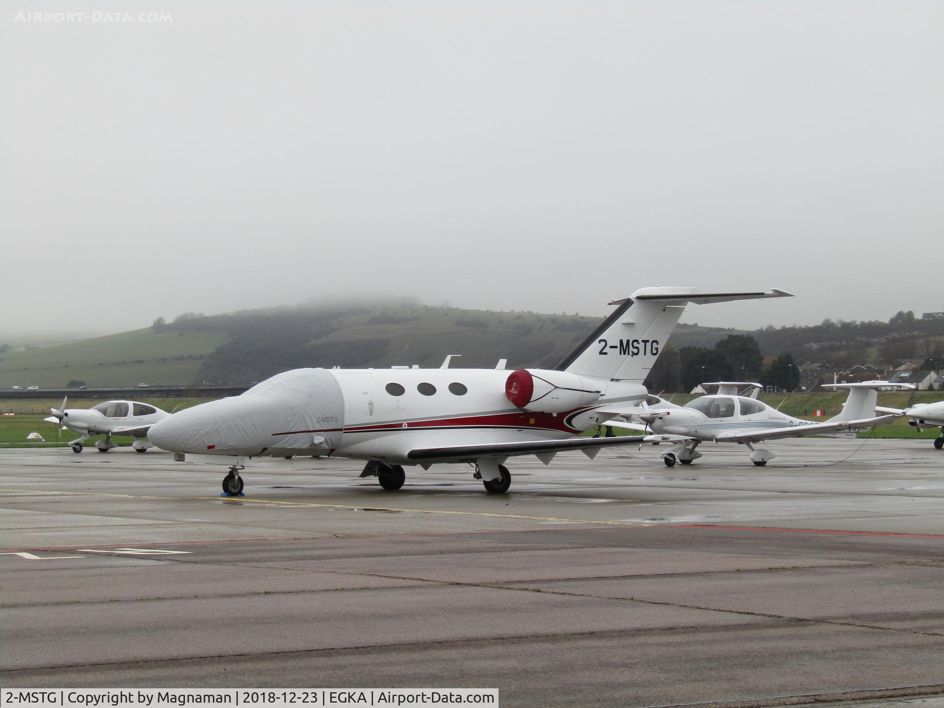 2-MSTG, 2009 Cessna 510 Citation Mustang Citation Mustang C/N 510-0295, on damp cold apron