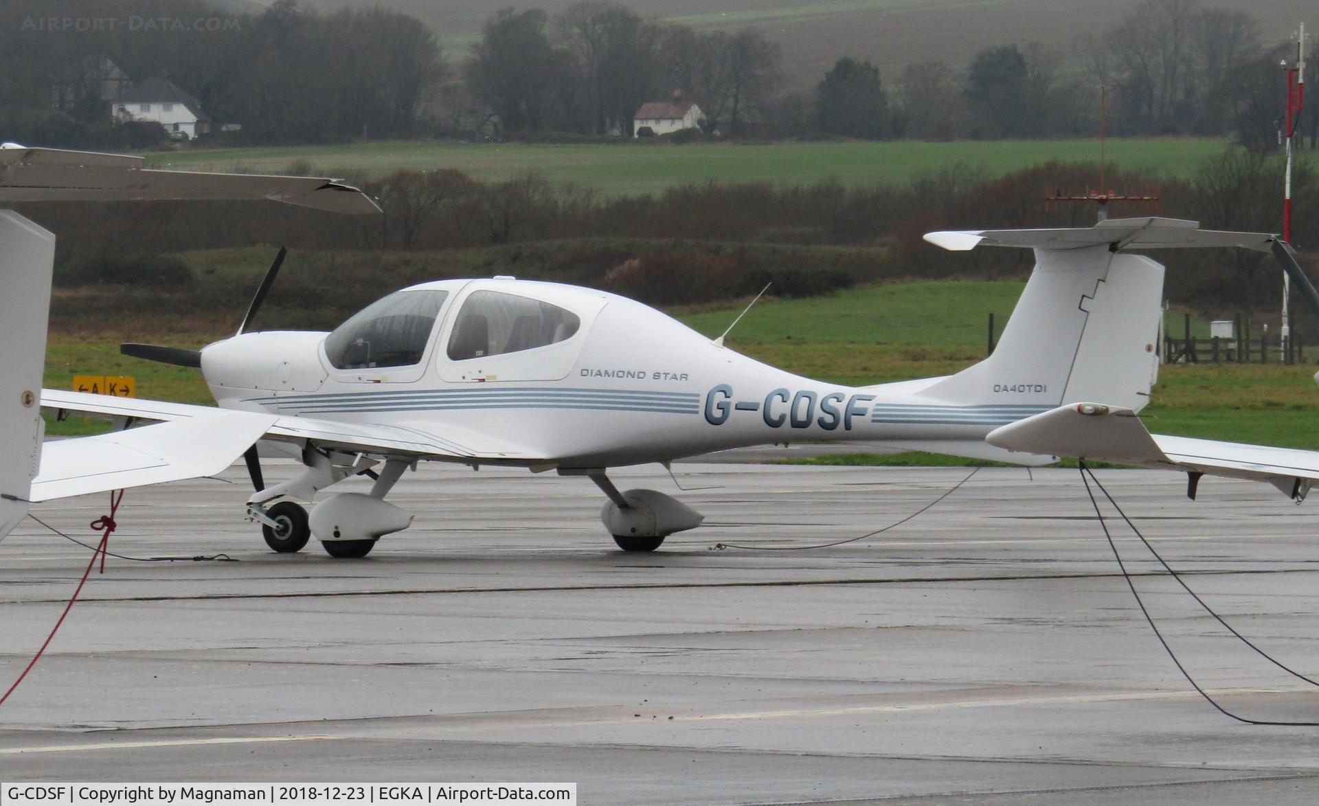 G-CDSF, 2005 Diamond DA-40D Diamond Star C/N D4.190, at shoreham