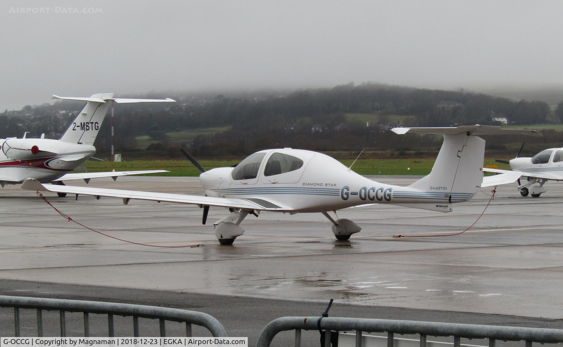 G-OCCG, 2006 Diamond DA-40D Diamond Star C/N D4.230, hmm not very flash
