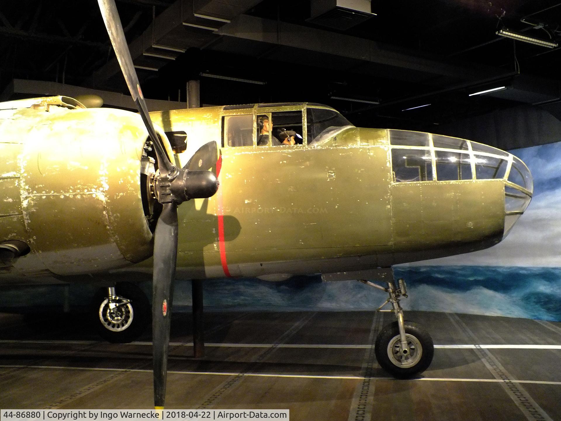 44-86880, 1944 North American B-25J Mitchell C/N 108-47634, North American B-25J Mitchell, displayed to represent a B-25 of the Doolittle-Raid, at the National Museum of the Pacific War, Fredericksburg TX