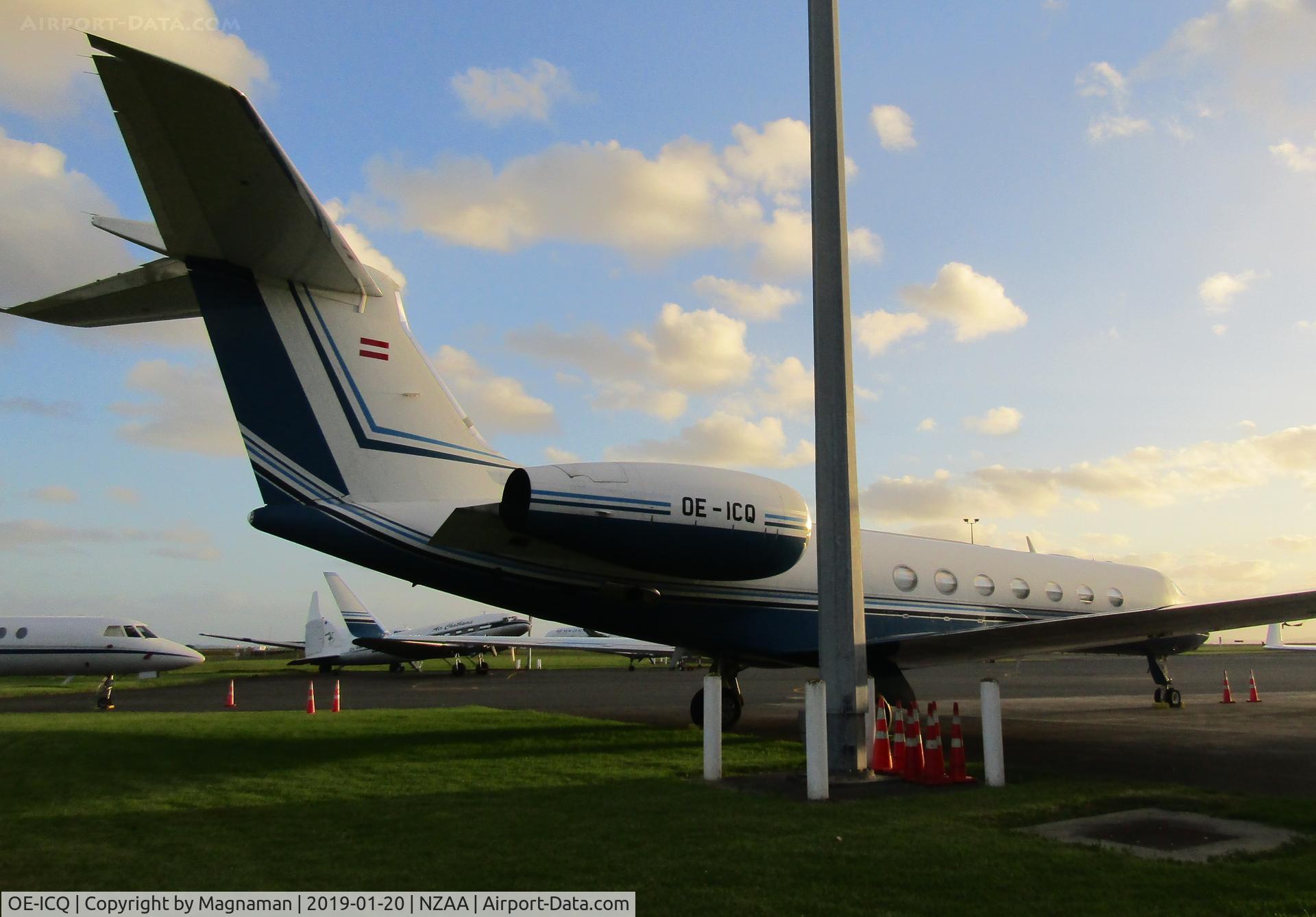 OE-ICQ, 2006 Grumman Gulfstream V C/N 5078, this followed me home from Hong Kong!
