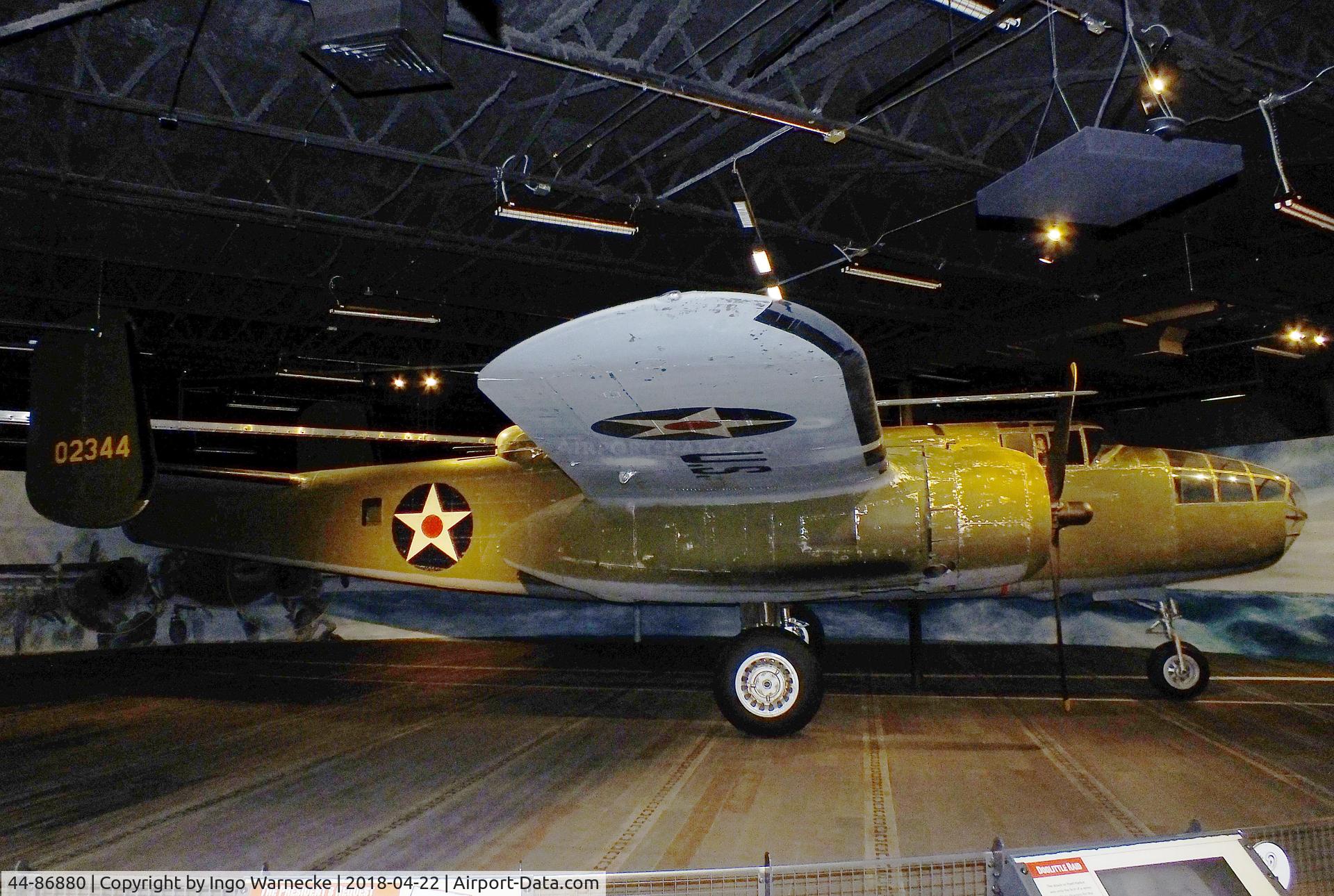44-86880, 1944 North American B-25J Mitchell C/N 108-47634, North American B-25J Mitchell, displayed to represent a B-25 of the Doolittle-Raid, at the National Museum of the Pacific War, Fredericksburg TX