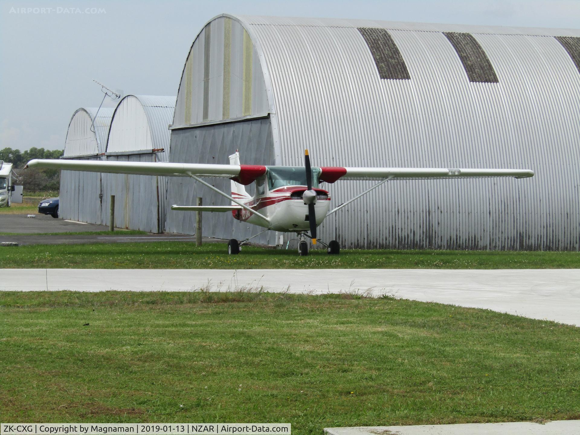 ZK-CXG, Cessna 150H C/N 15068411, at ardmore