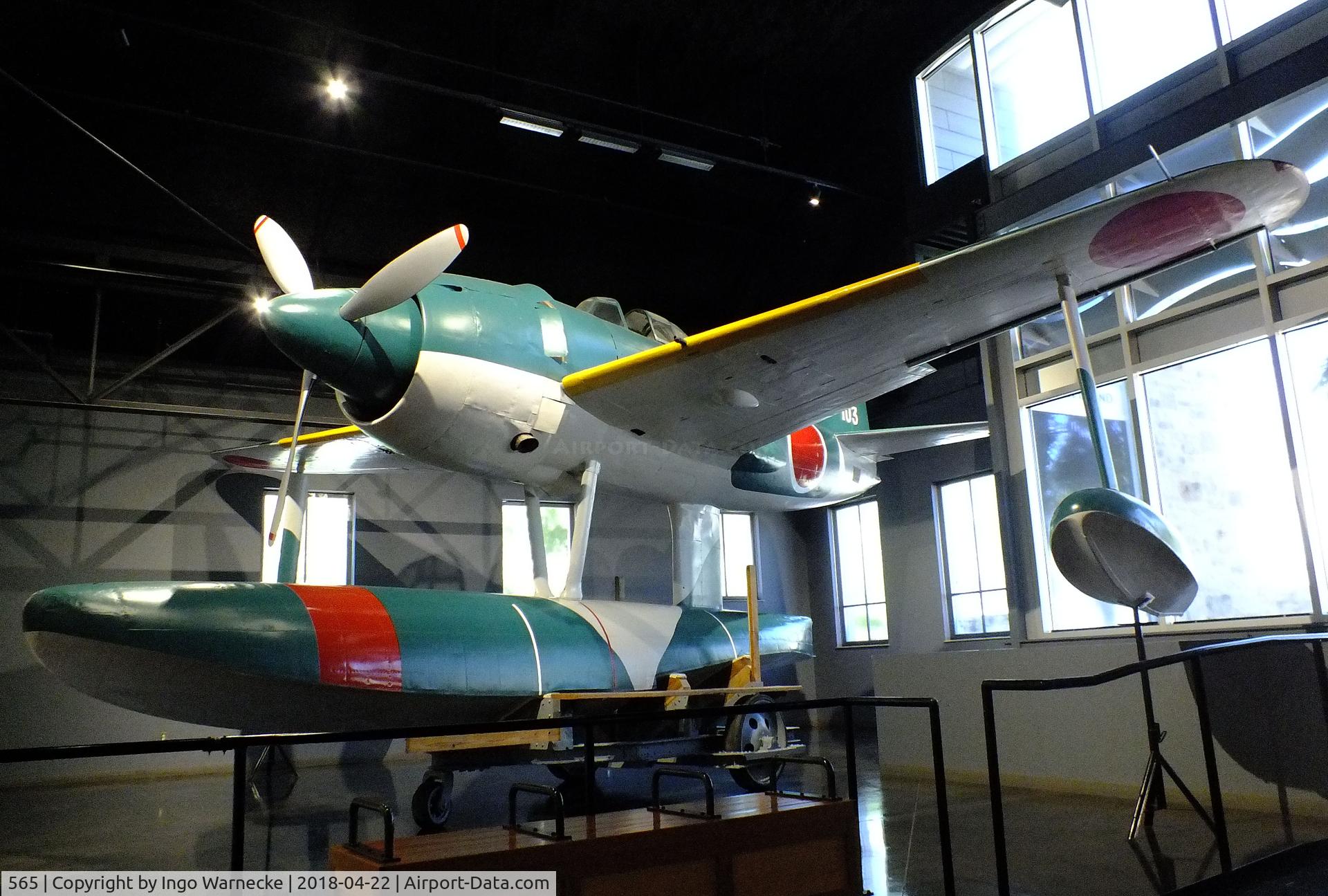 565, Kawanishi N1K1 Kyofu C/N 565, Kawanishi N1K1 Kyofu REX, at the National Museum of the Pacific War, Fredericksburg TX