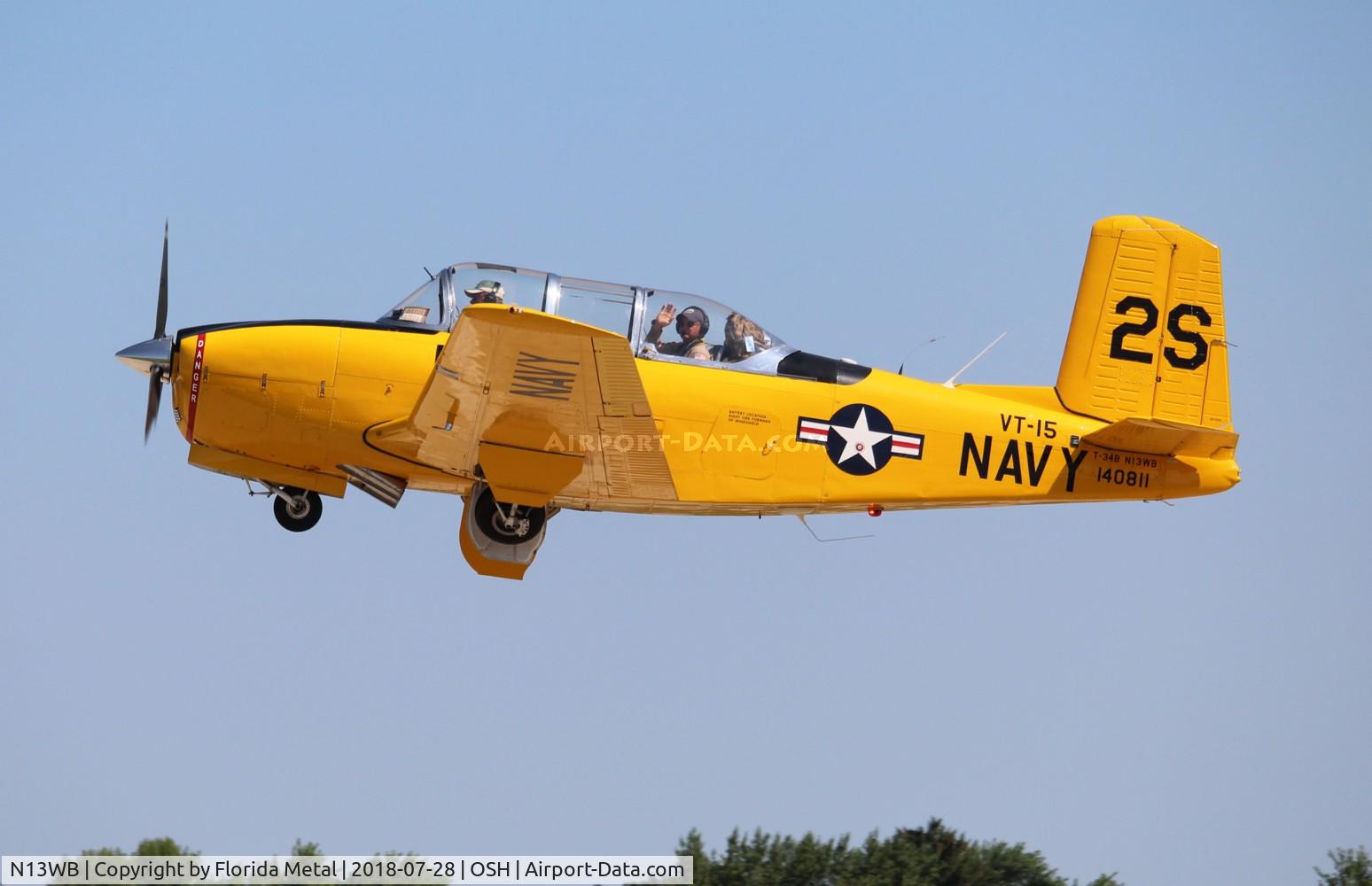 N13WB, 1956 Beech D-45 Mentor C/N BG-145, Beech T-34