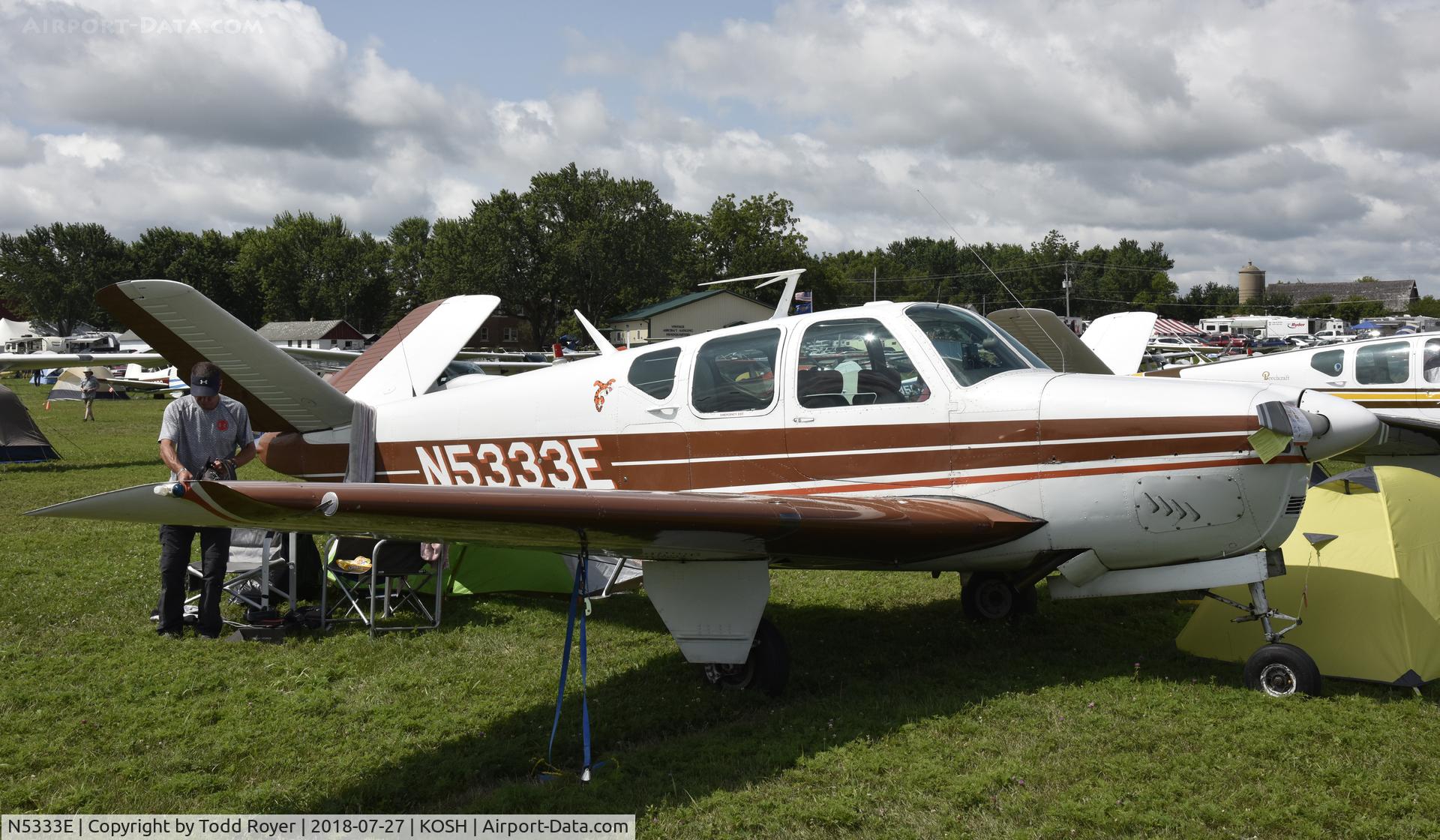 N5333E, 1959 Beech K35 Bonanza C/N D-5824, Airventure 2018