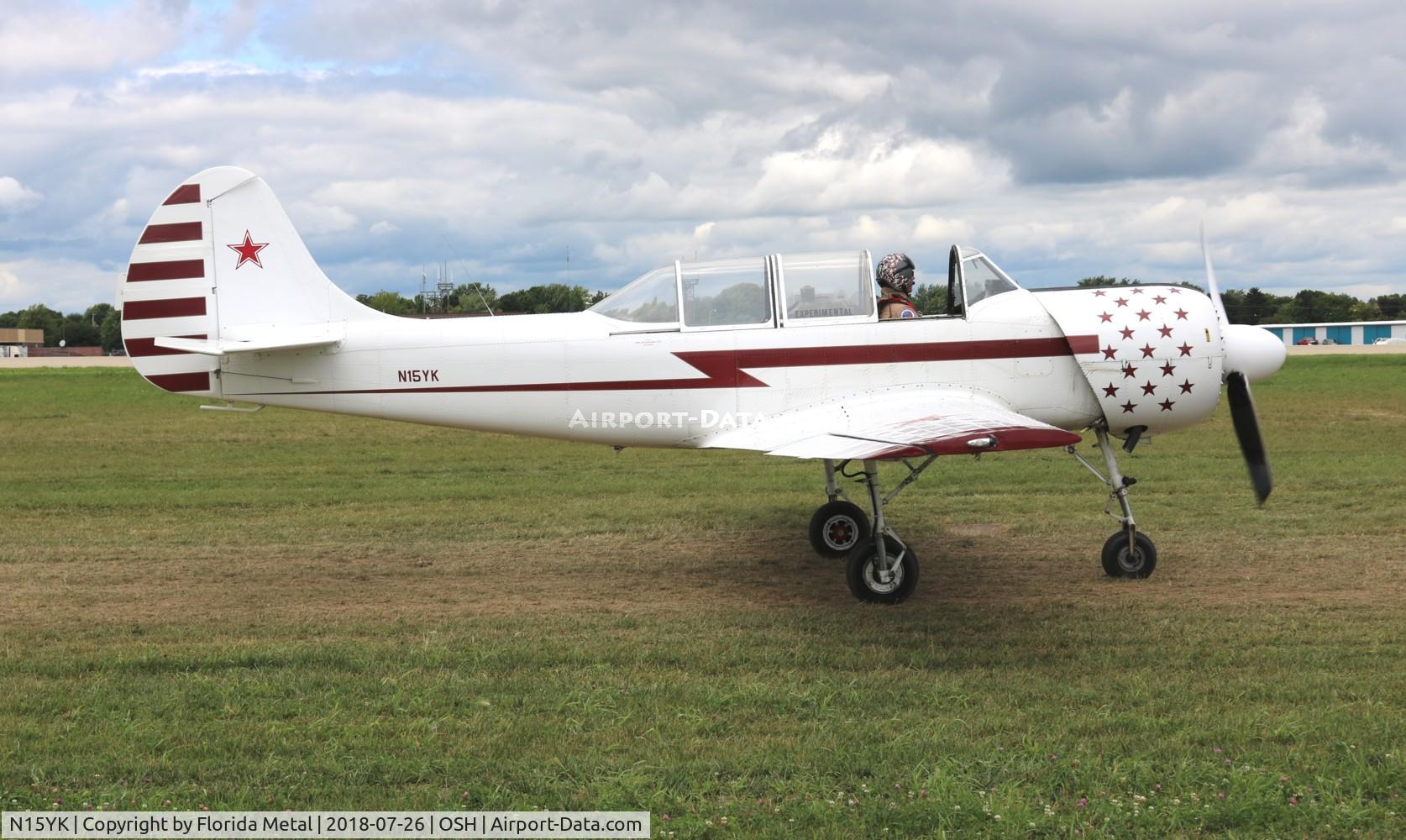 N15YK, 1993 Yakovlev Yak-52 C/N 9311702, Yak-52