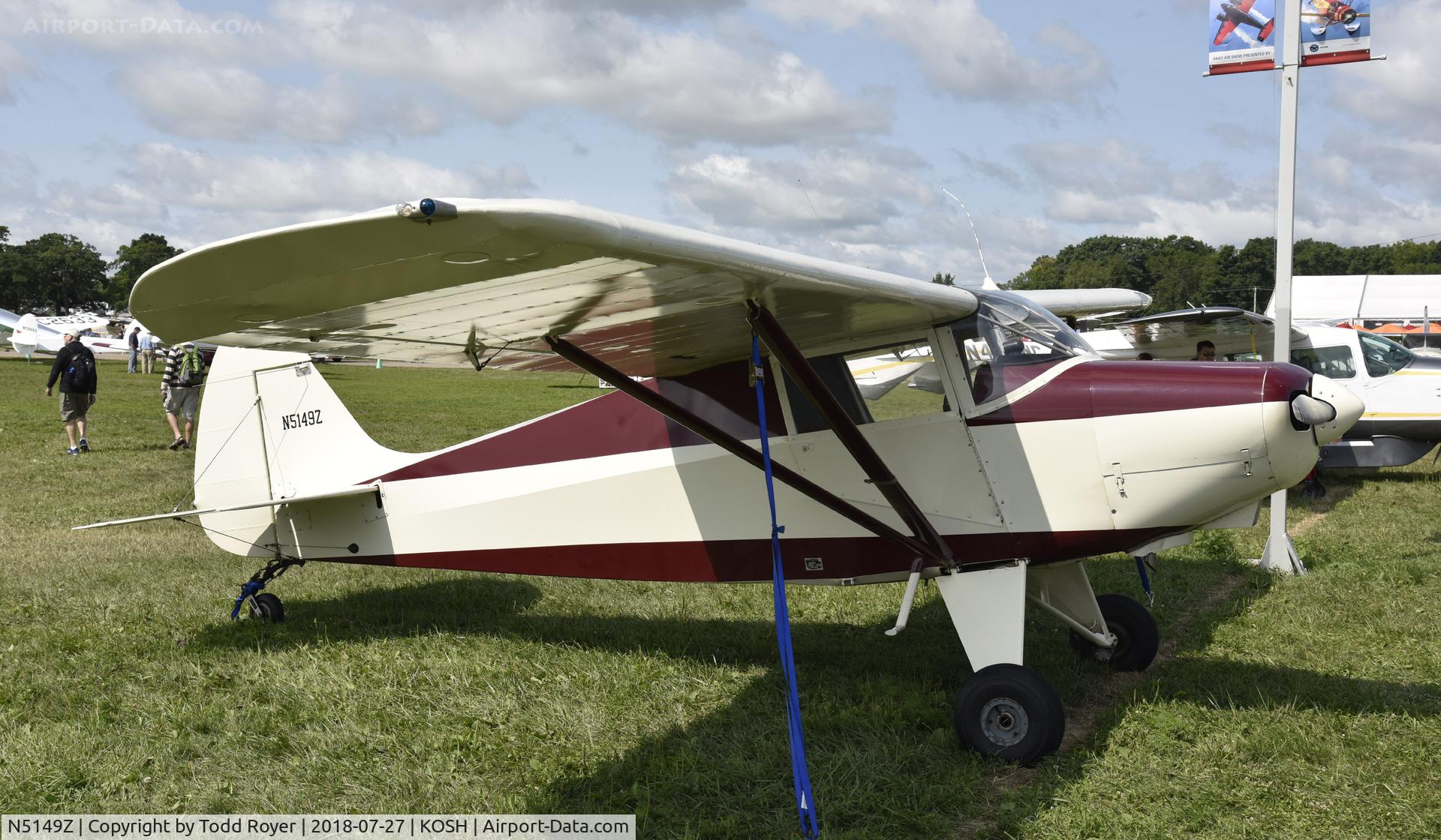 N5149Z, 1961 Piper PA-22-108 Colt C/N 22-8797, Airventure 2019