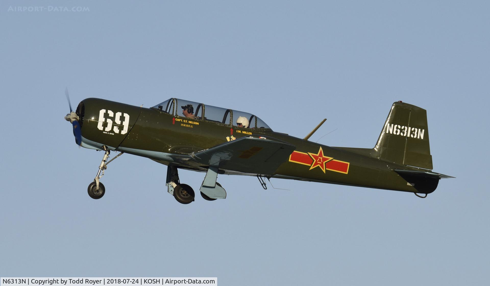 N6313N, 1979 Nanchang CJ-6A C/N 3532022, Airventure 2018
