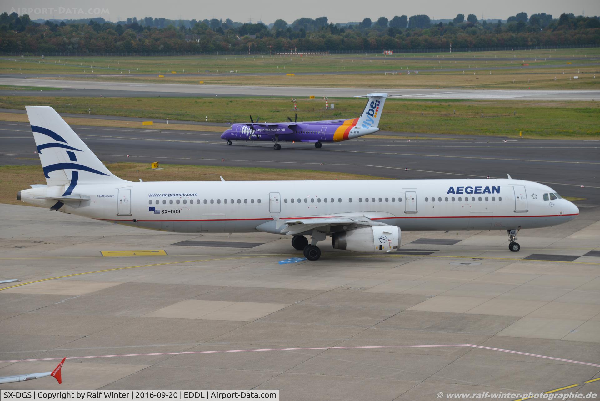 SX-DGS, 2001 Airbus A321-231 C/N 1428, Airbus A321-231 - A3 AEE Aegean Airlines - 1428 - SX-DGS - 20.09.2016 - DUS