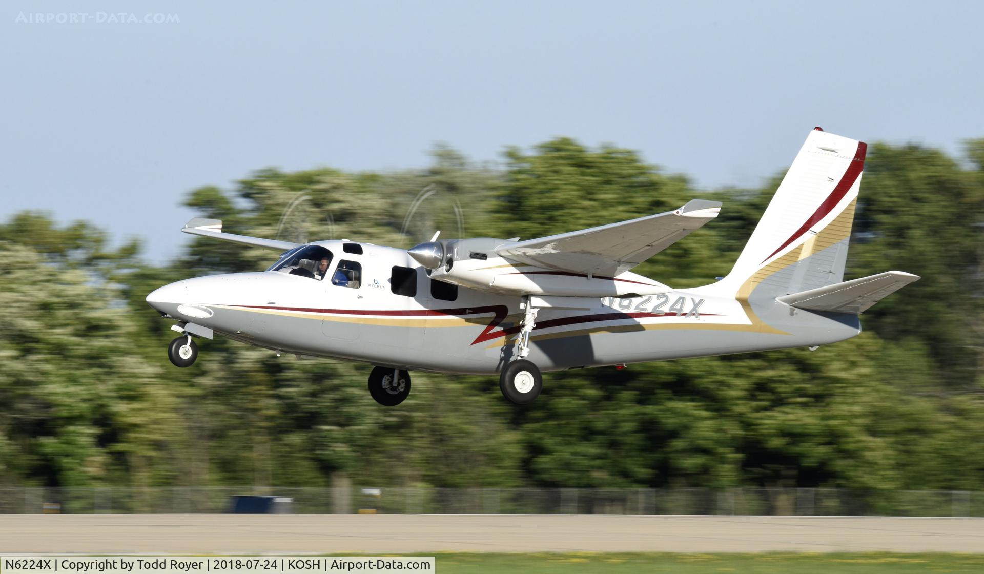 N6224X, 1961 Aero Commander 500-B C/N 500B-1126-72, Airventure 2018