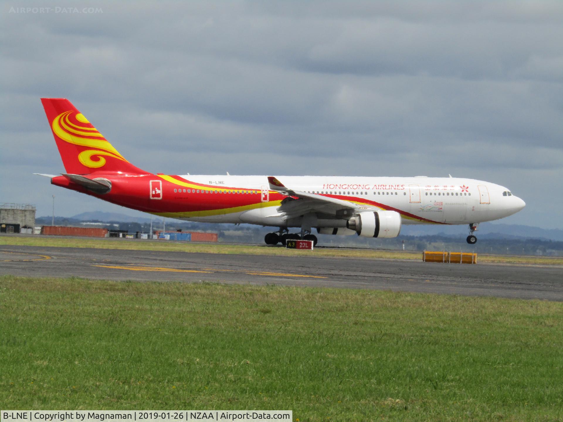 B-LNE, 2010 Airbus A330-223 C/N 1039, just landed
