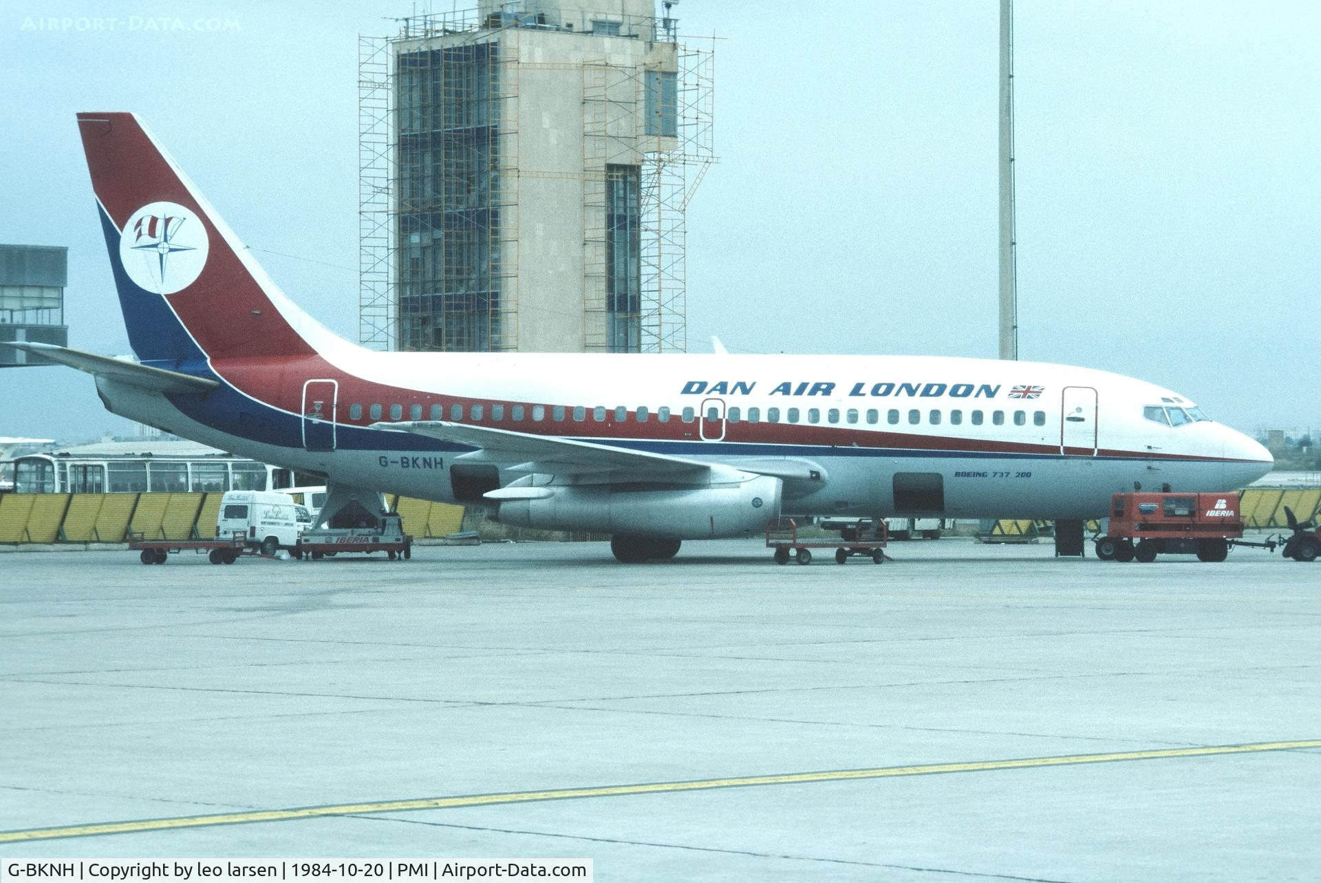 G-BKNH, 1979 Boeing 737-210 C/N 21820, Palma de Mallorca 20.10.1984