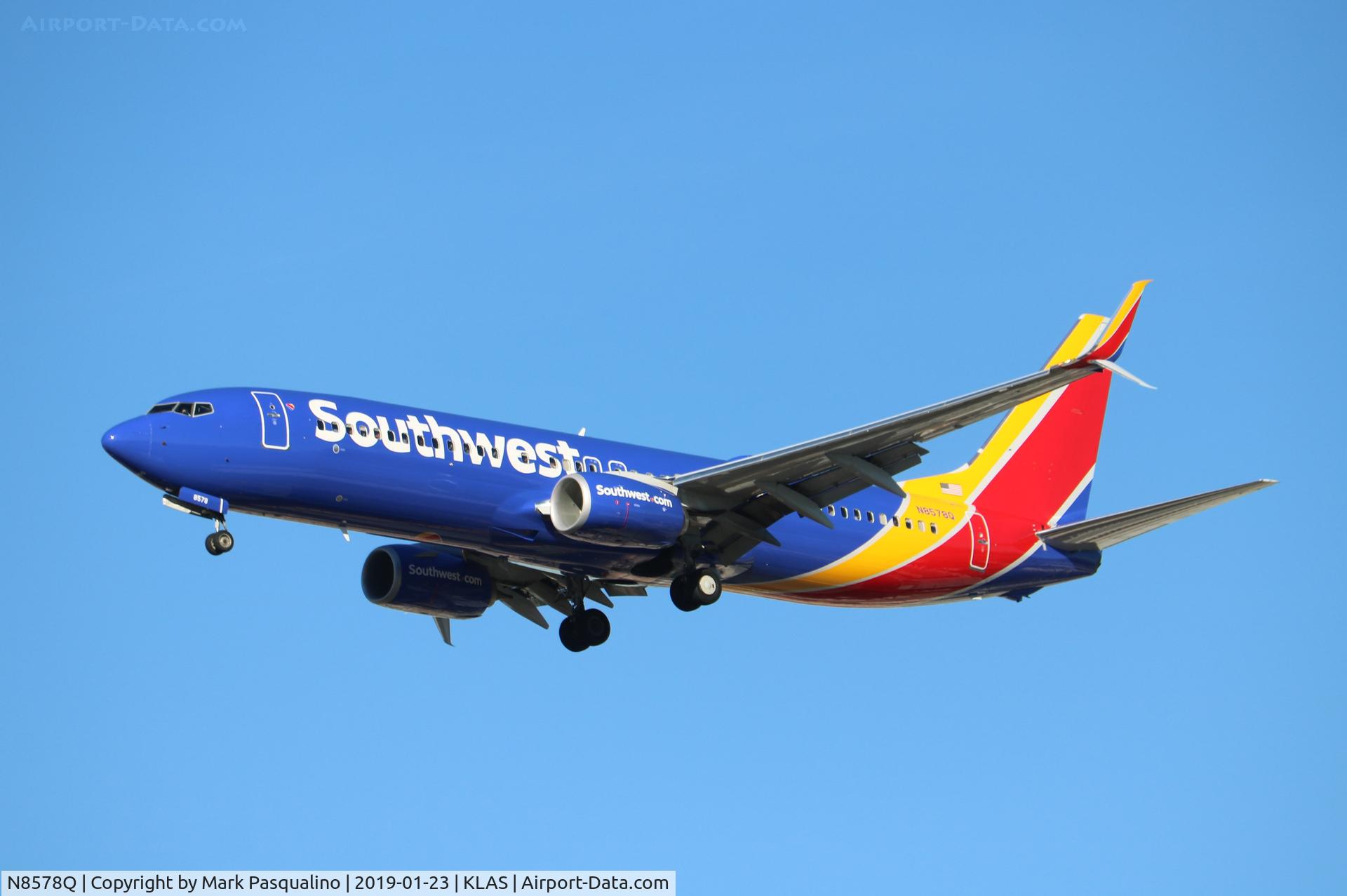 N8578Q, 2018 Boeing 737-8H4 C/N 64349, Boeing 737-8H4