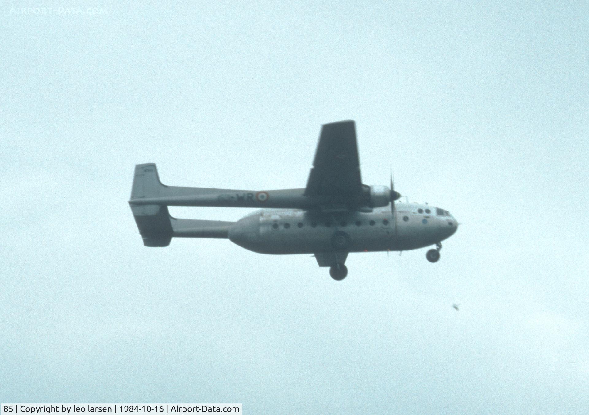 85, Nord N-2501 Noratlas Noratlas C/N 85, AB Værløse 16.10.1984
