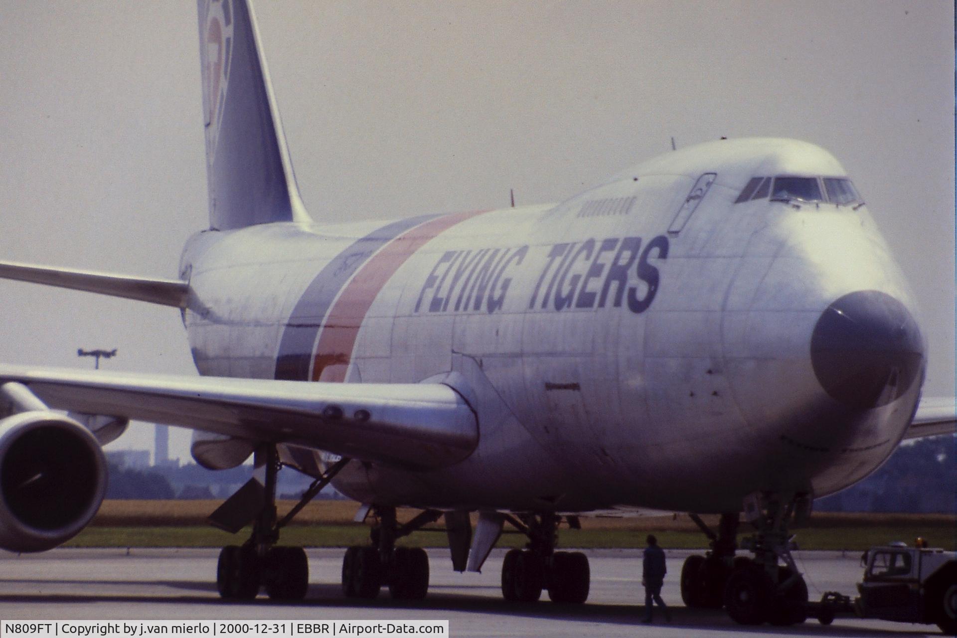 N809FT, 1979 Boeing 747-2R7F/SCD C/N 21650, taxiing BRUCARGO
