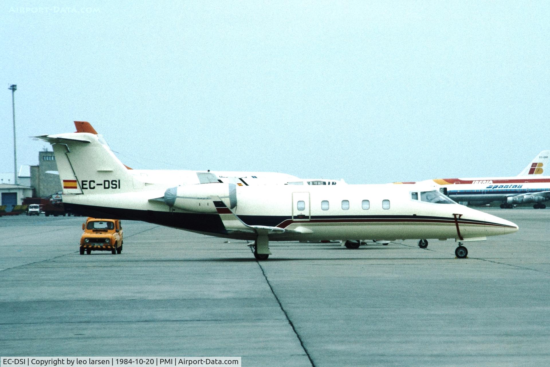 EC-DSI, 1982 Learjet 55 C/N 55-045, Palma de Mallorca 20.10.1985