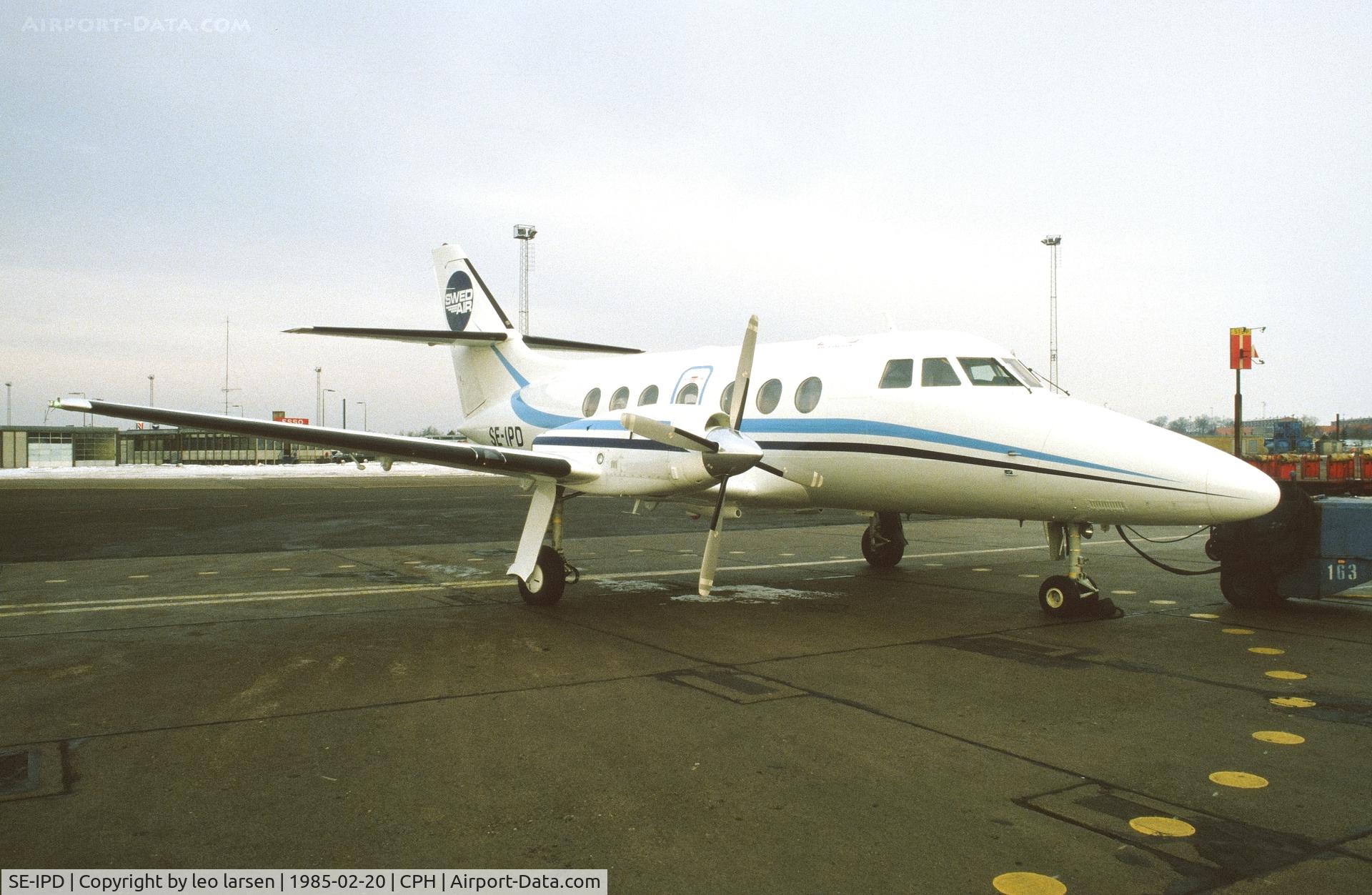 SE-IPD, 1984 British Aerospace BAe-3102 Jetstream 31 C/N 641, Copenhagen 20.2.1985
