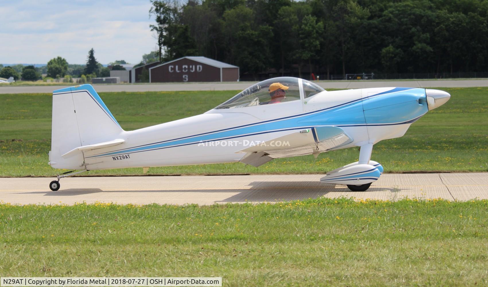 N29AT, 1982 Vans RV-3 C/N 2, Vans RV-3