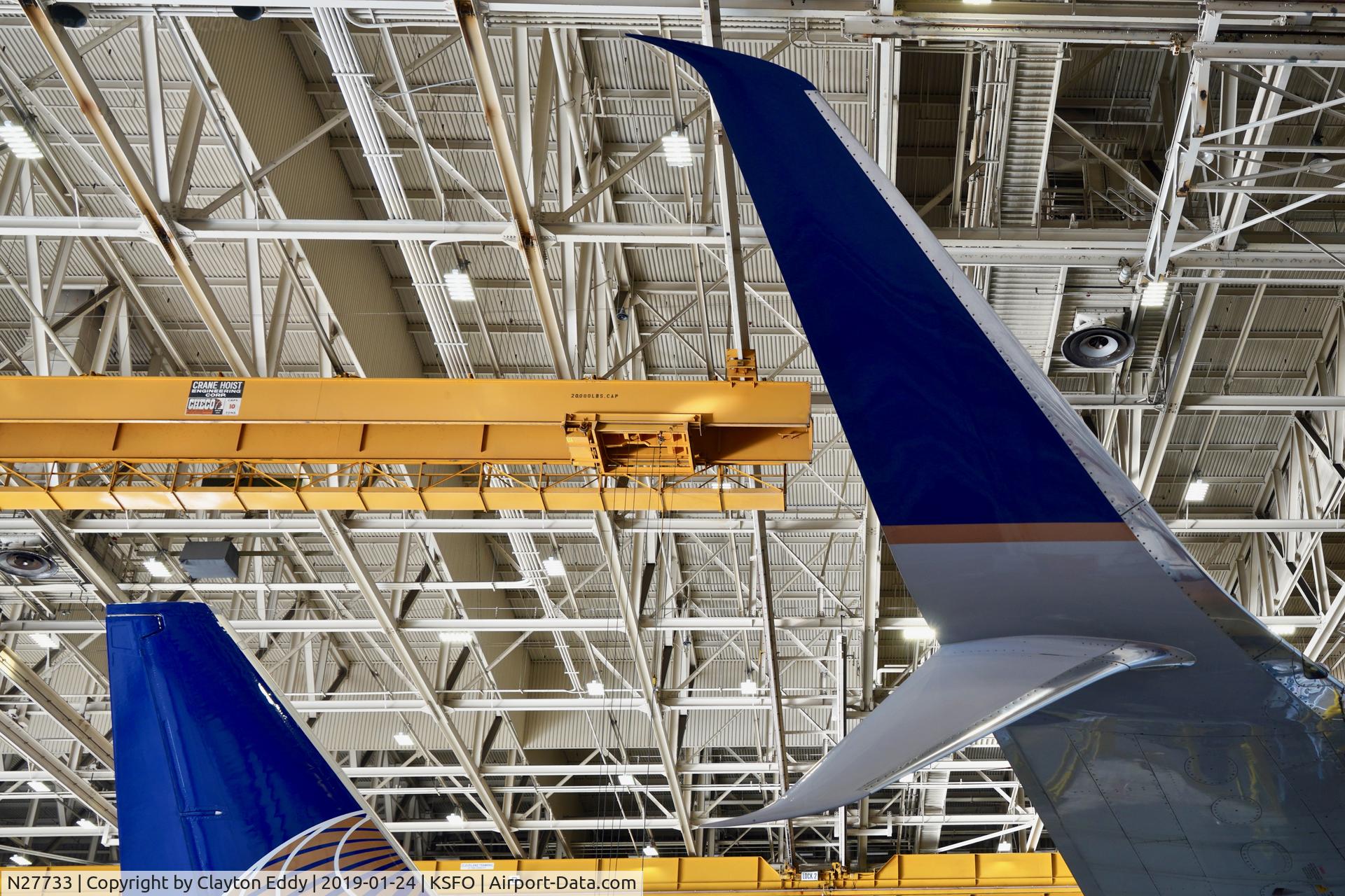 N27733, 1999 Boeing 737-724 C/N 28800, SFO 2019.