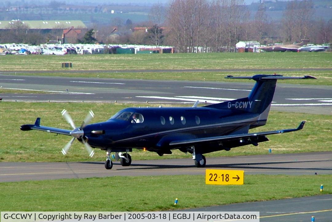 G-CCWY, 2004 Pilatus PC-12/45 C/N 568, G-CCWY   Pilatus PC-12/45 [568] (Harpin Ltd) Staverton~G 18/03/2005