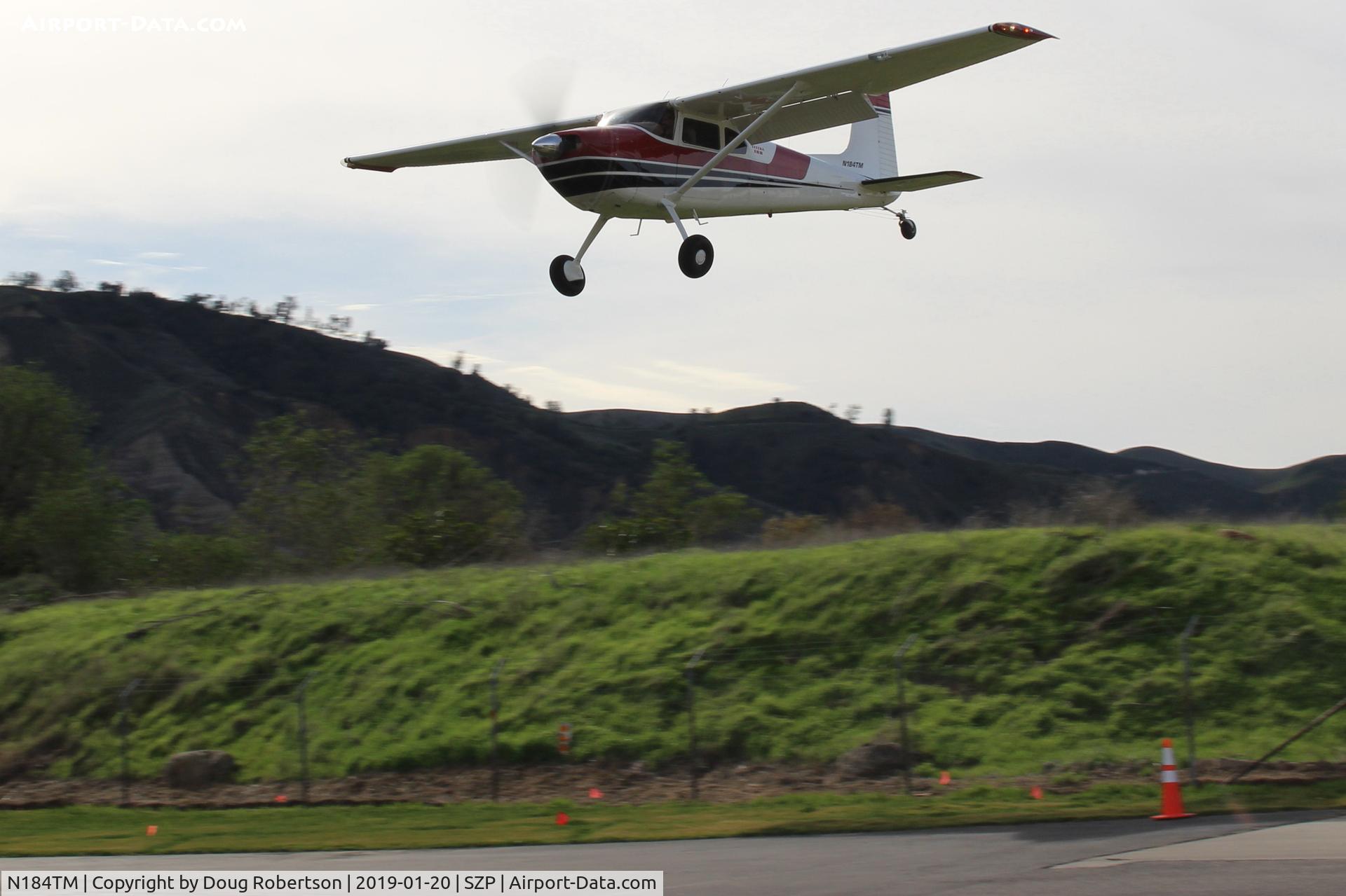 N184TM, 1956 Cessna 180 C/N 32302, 1956 Cessna 180, Continental TSIO-520 285 Hp big turbo upgrade, on final Rwy 04