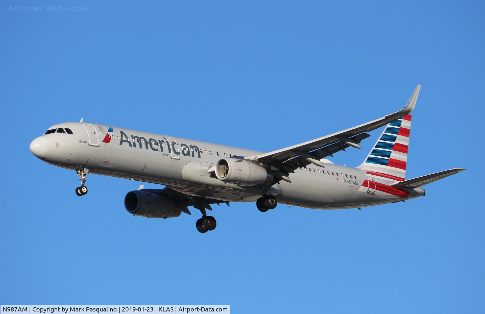 N987AM, 2016 Airbus A321-231 C/N 7079, Airbus A321-231