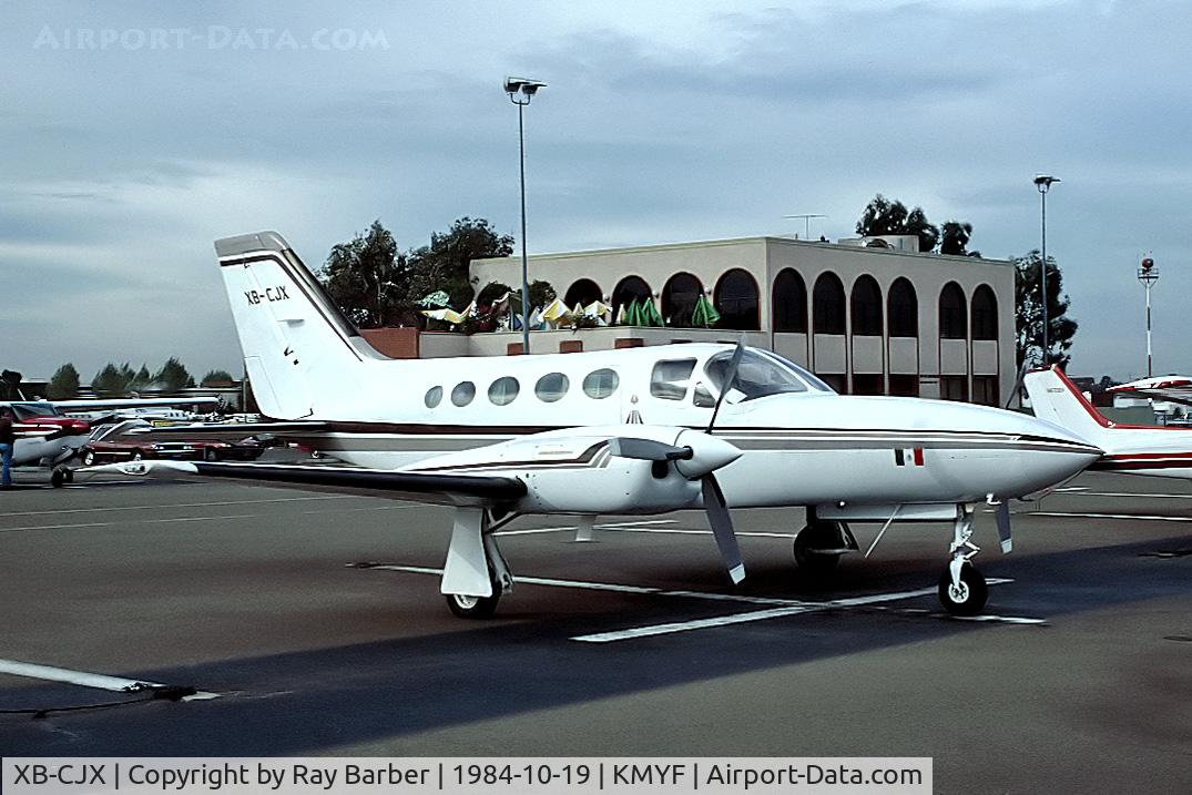 XB-CJX, Cessna 421C Golden Eagle C/N 421C-0898, XB-CJX   Cessna 421C Golden Eagle [421C-0898] San Diego-Montgomery Field~N 19/10/1984