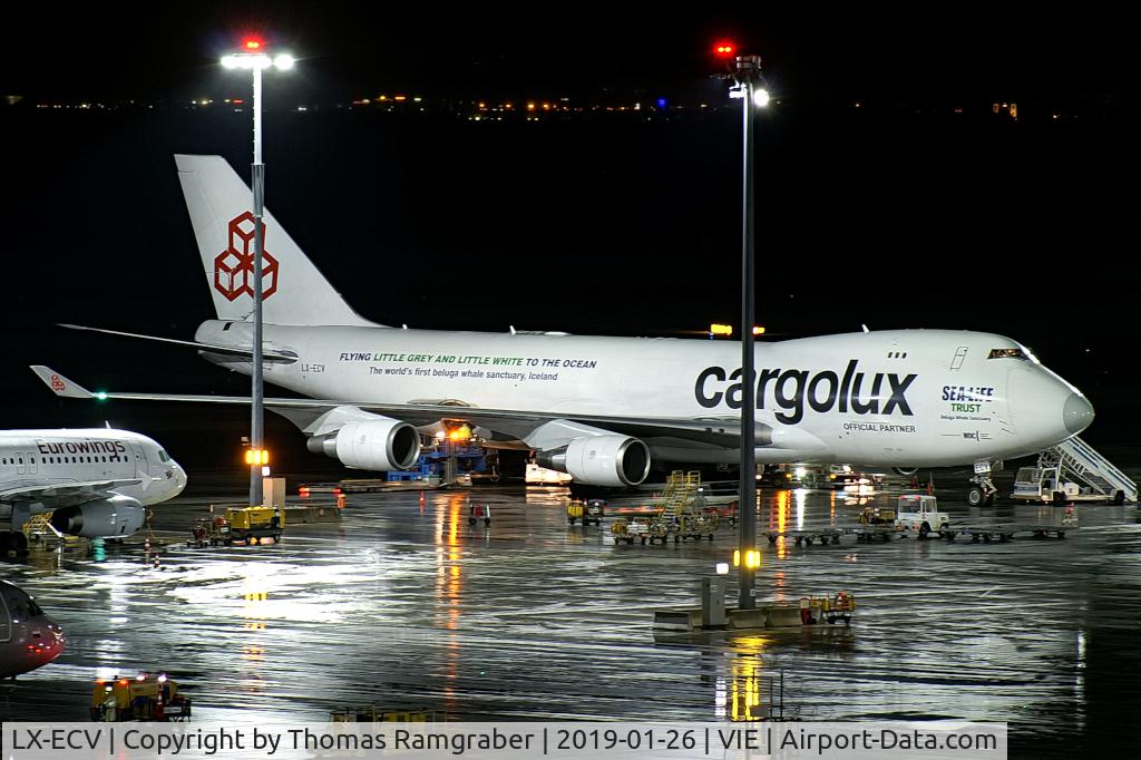 LX-ECV, 2009 Boeing 747-4HQF C/N 37303, Cargolux Boeing 747-400
