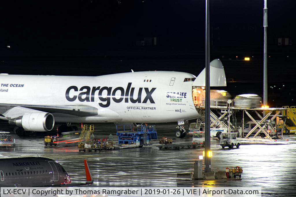 LX-ECV, 2009 Boeing 747-4HQF C/N 37303, Cargolux Boeing 747-400