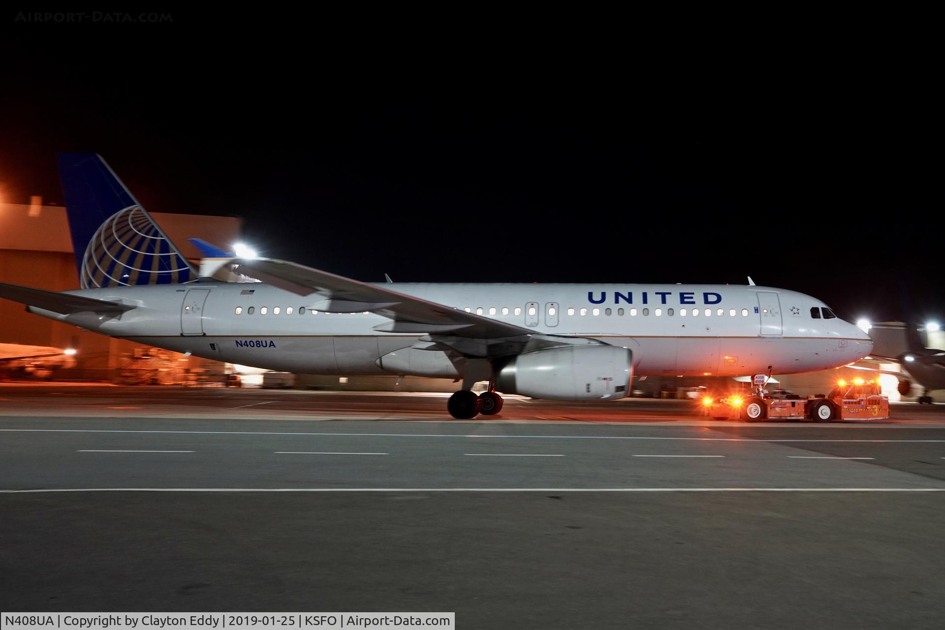 N408UA, 1994 Airbus A320-232 C/N 457, SFO 2019.