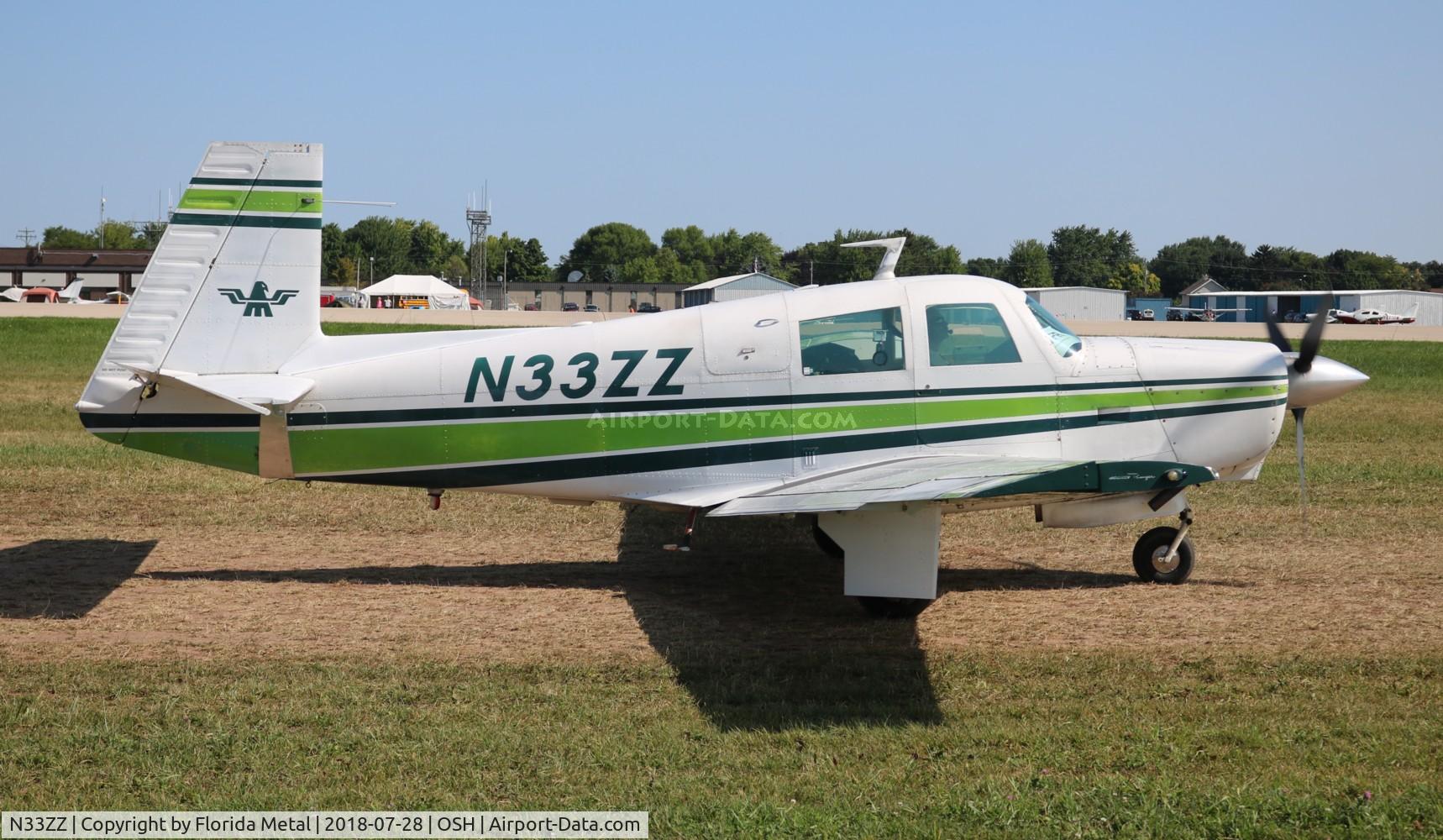 N33ZZ, 1977 Mooney M20C Ranger C/N 20-1231, Mooney M20C