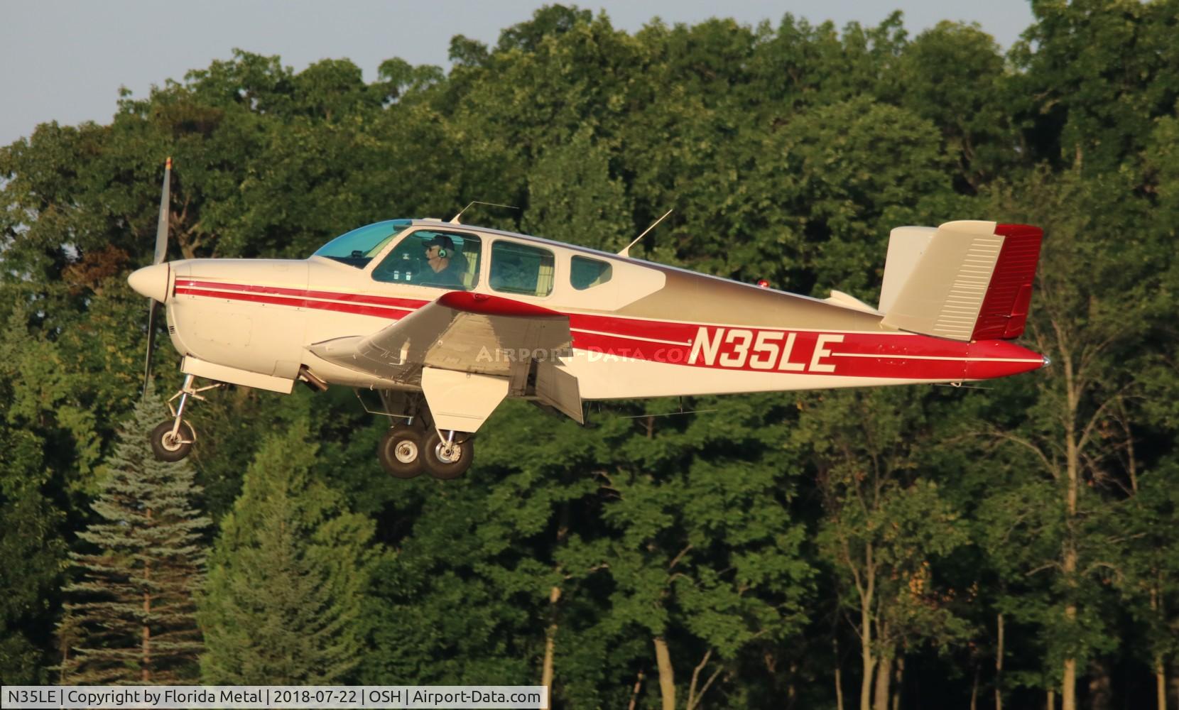 N35LE, 1955 Beech F35 Bonanza C/N D-4371, Beech F35 Bonanza
