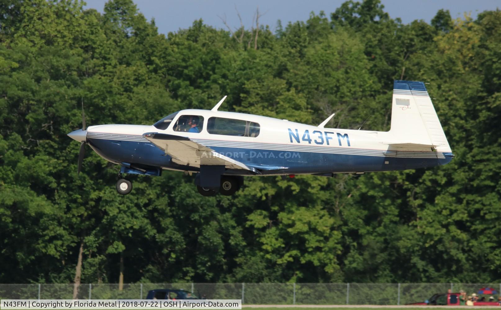 N43FM, 1998 Mooney M20R Ovation C/N 29-0139, Mooney M20R