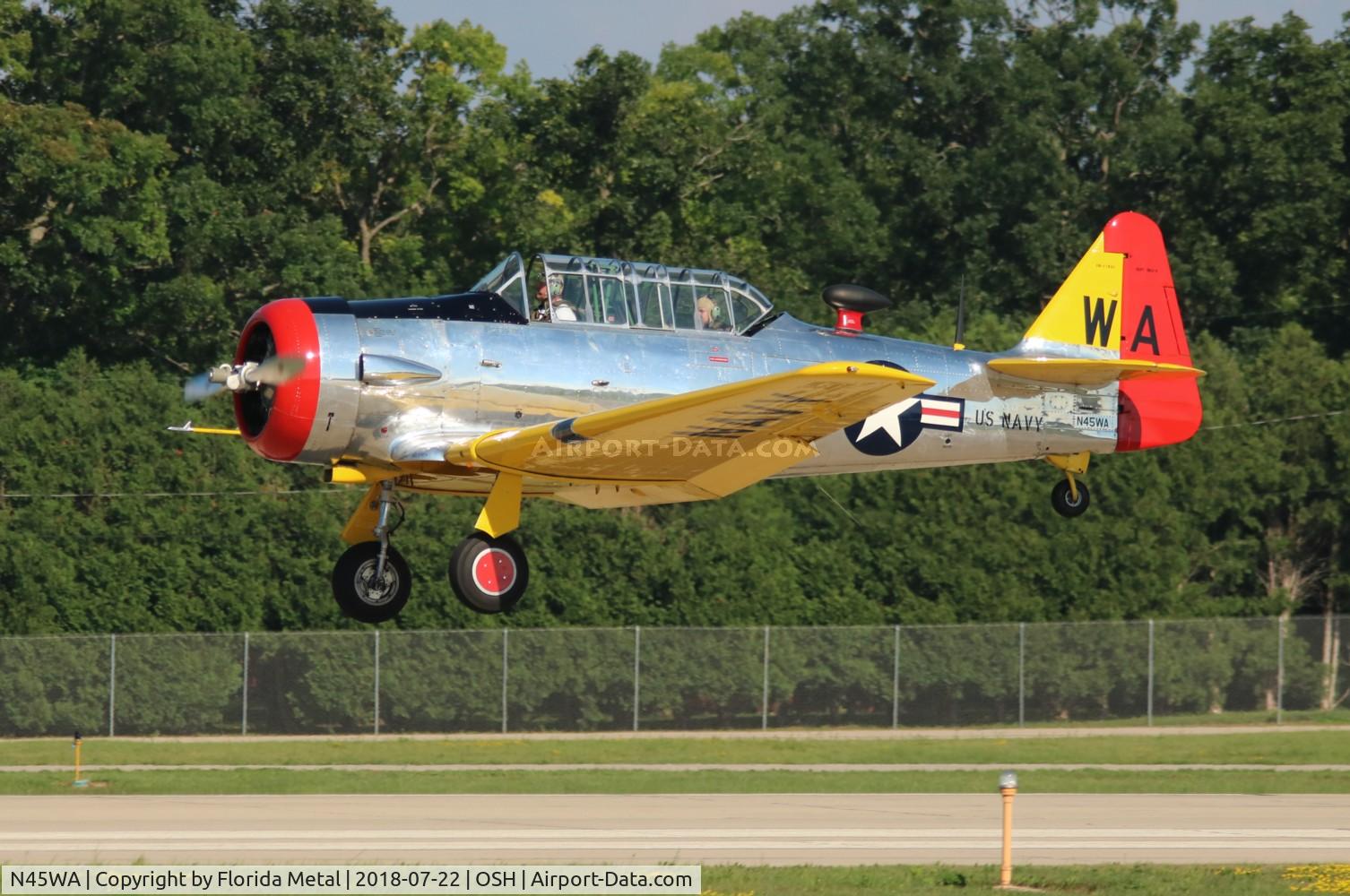 N45WA, 1943 North American SNJ-4 Texan C/N 88-11850, SNJ-4