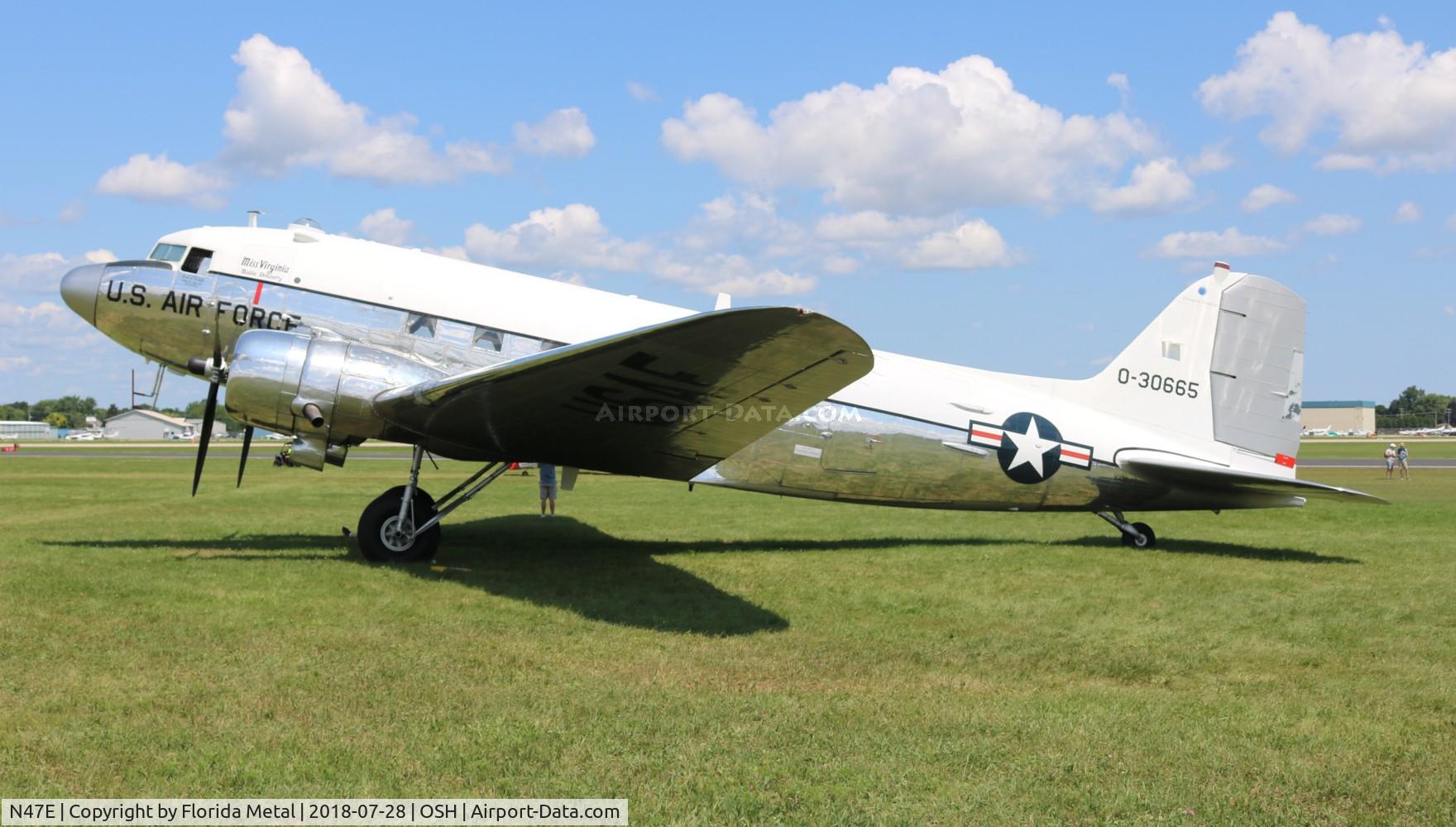 N47E, 1943 Douglas DC-3C (C-47A-60-DL) C/N 13816, C-47E