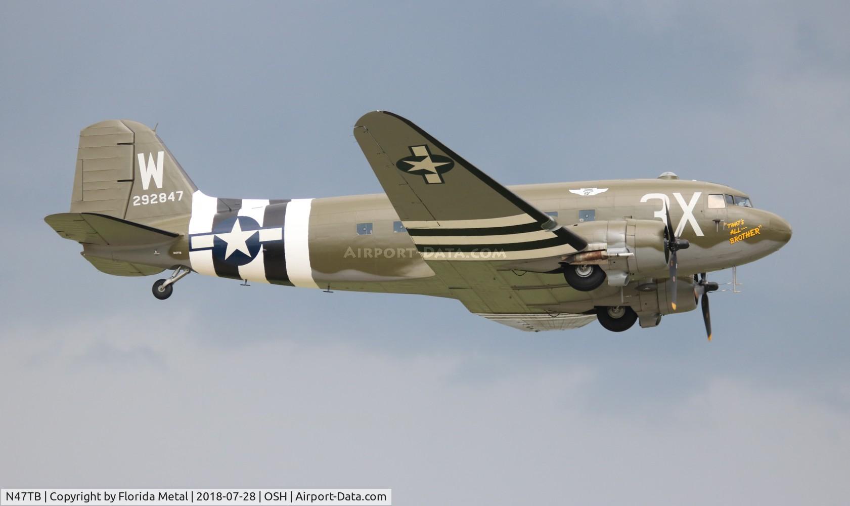 N47TB, 1944 Douglas DC3C (C-47A) C/N 12693, That's All Brother