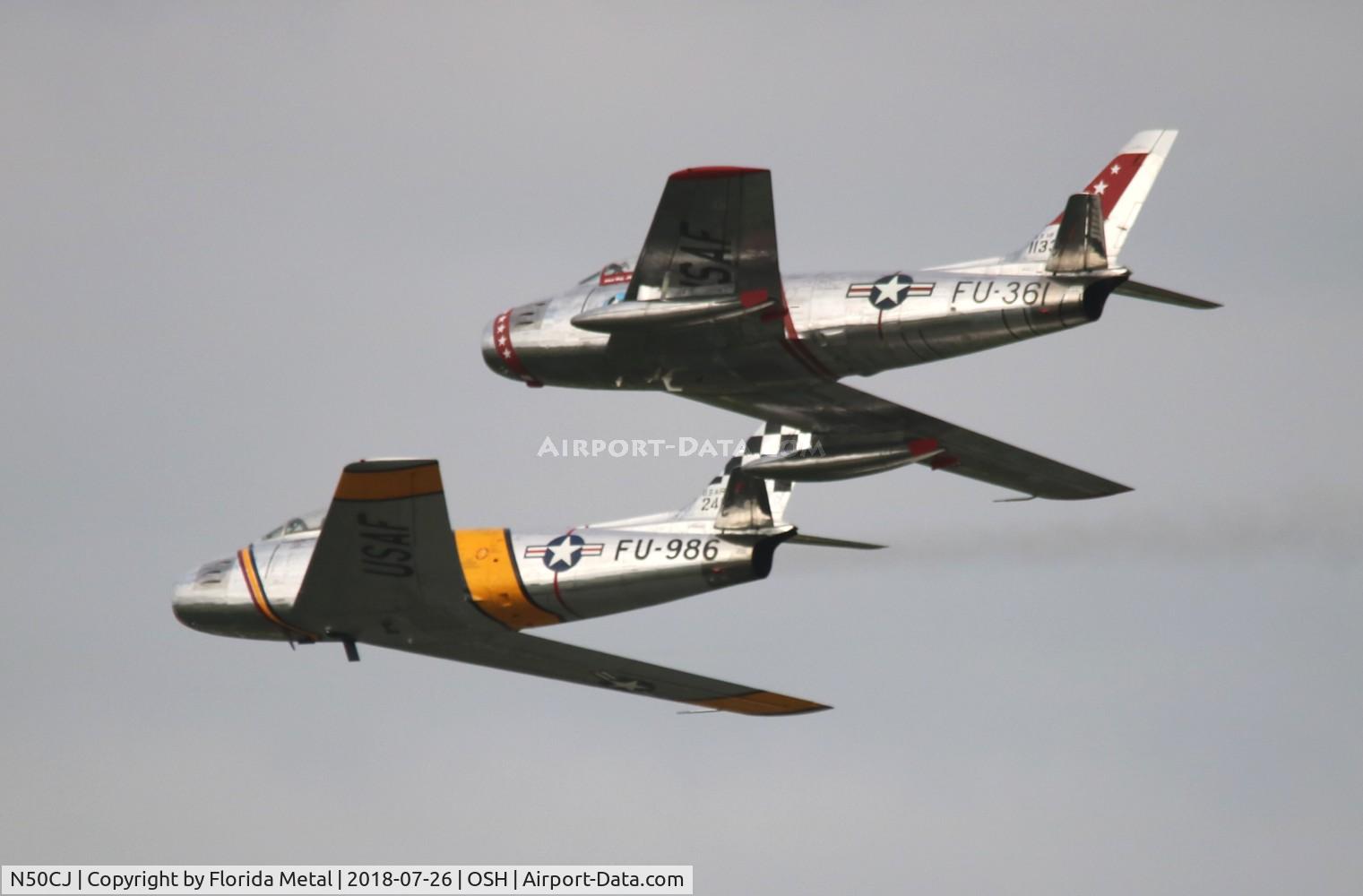 N50CJ, Canadair CL-13B Sabre 6 C/N 1490, Sabre