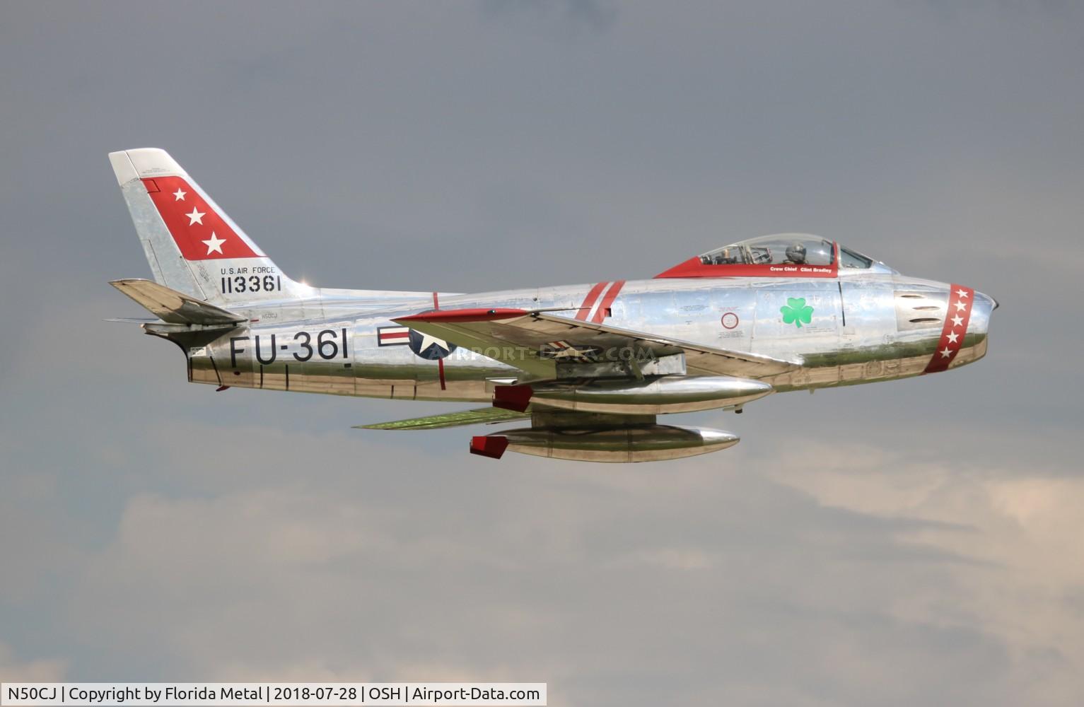 N50CJ, Canadair CL-13B Sabre 6 C/N 1490, Sabre