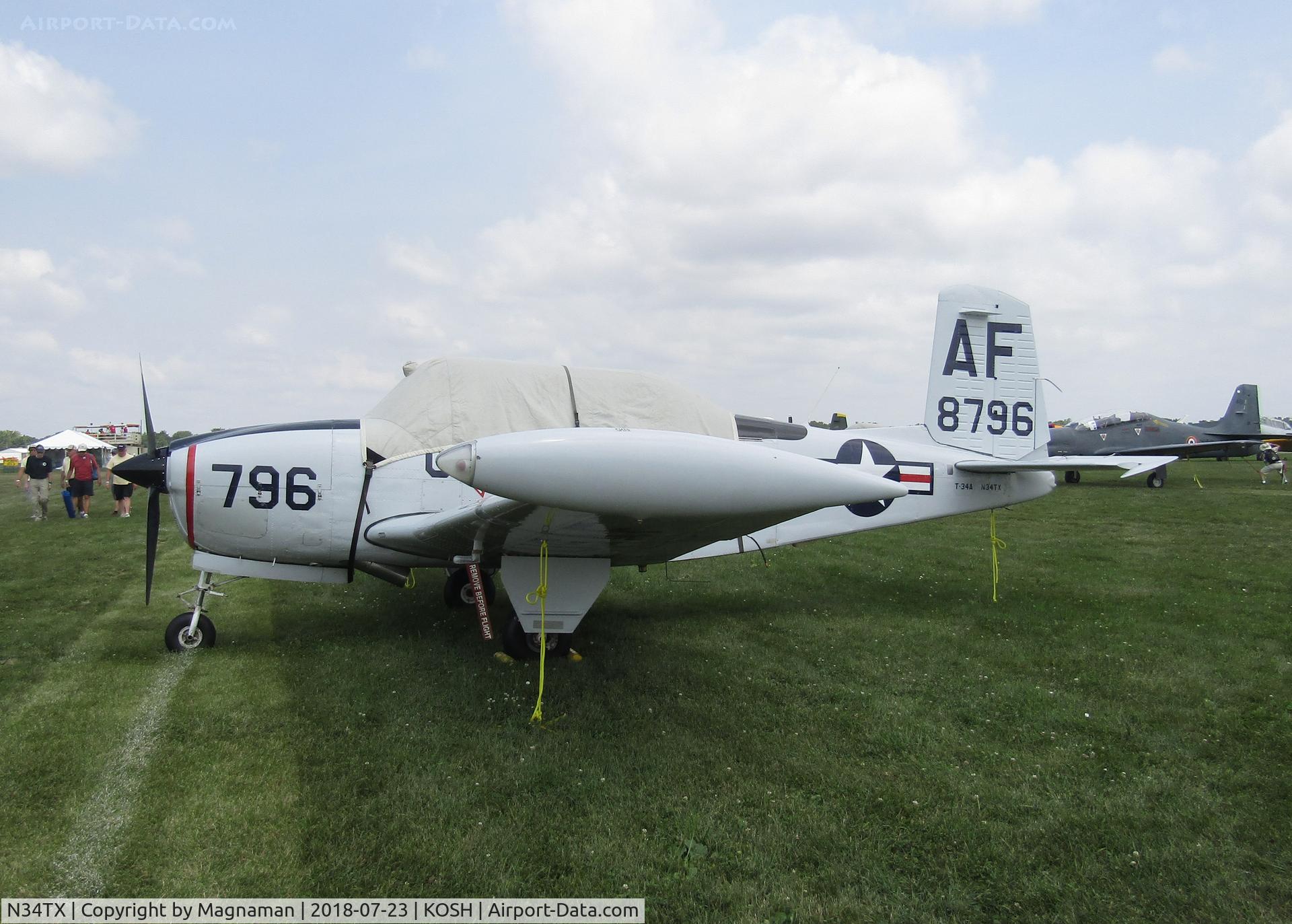 N34TX, Beech A45 C/N G-796, at EAA 18