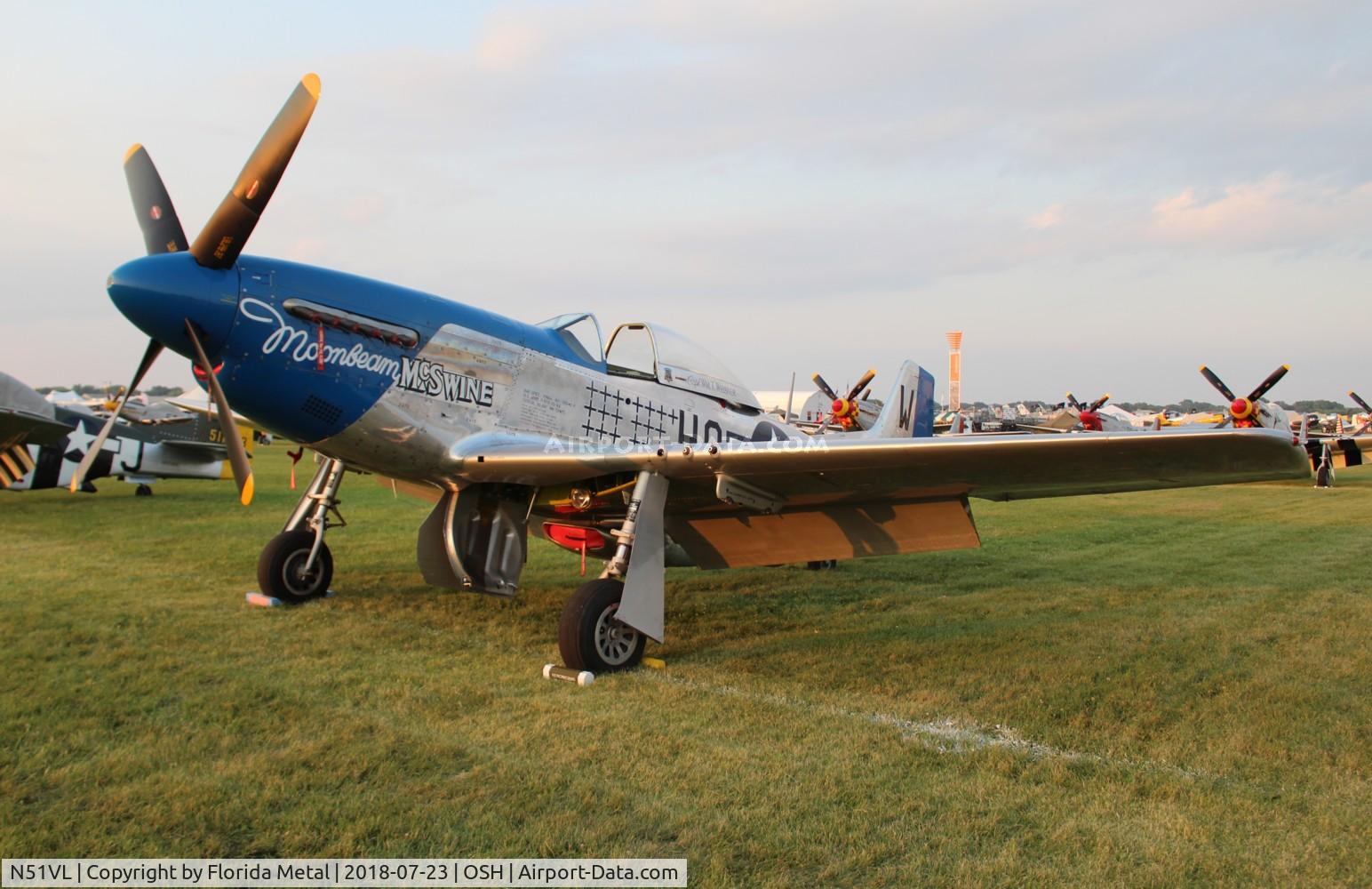 N51VL, 1944 North American F-51D Mustang C/N 122-40196, Moonbeam McSwine